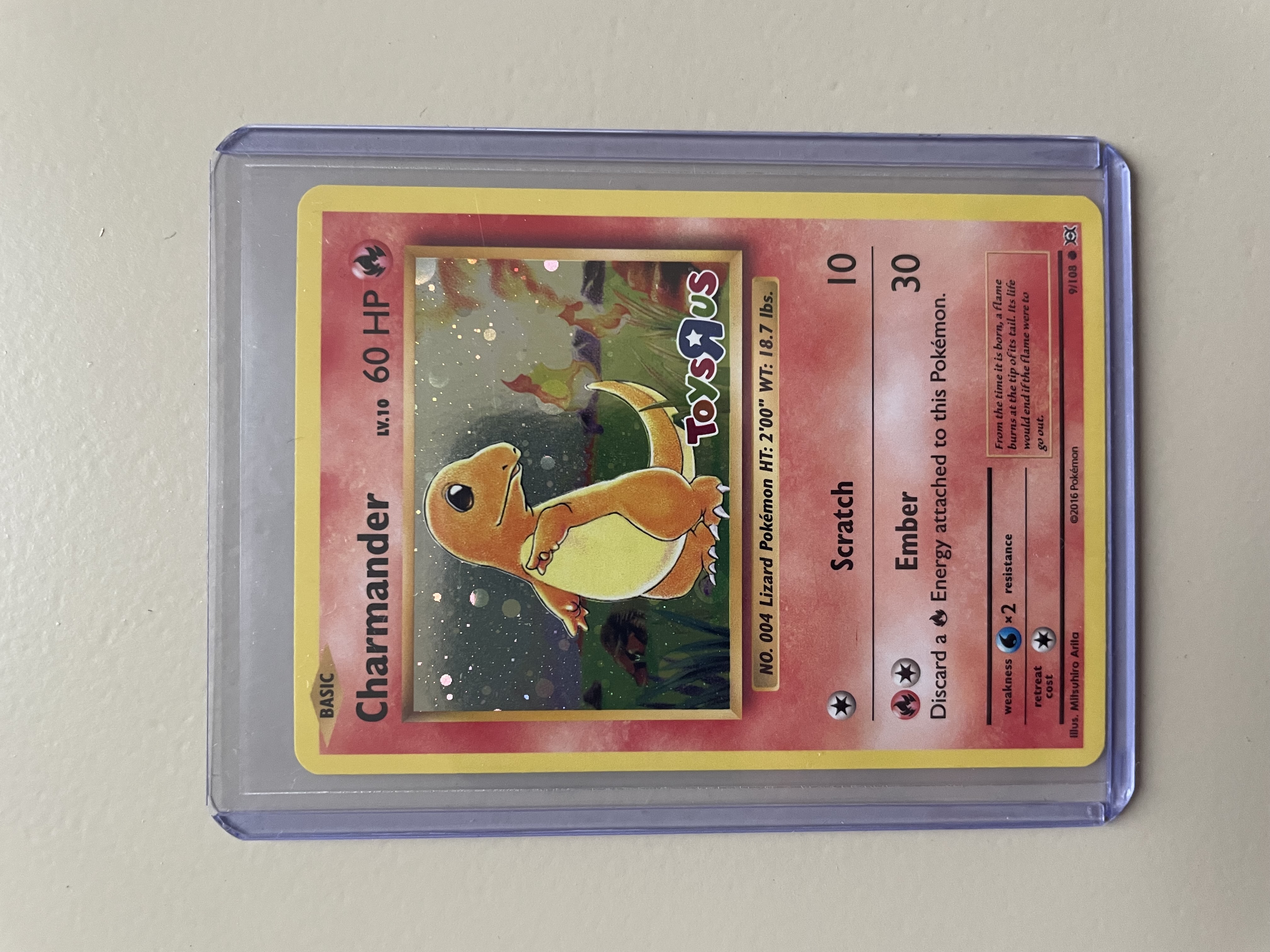 Charmander Pokémon Toys R Us Promo Card 