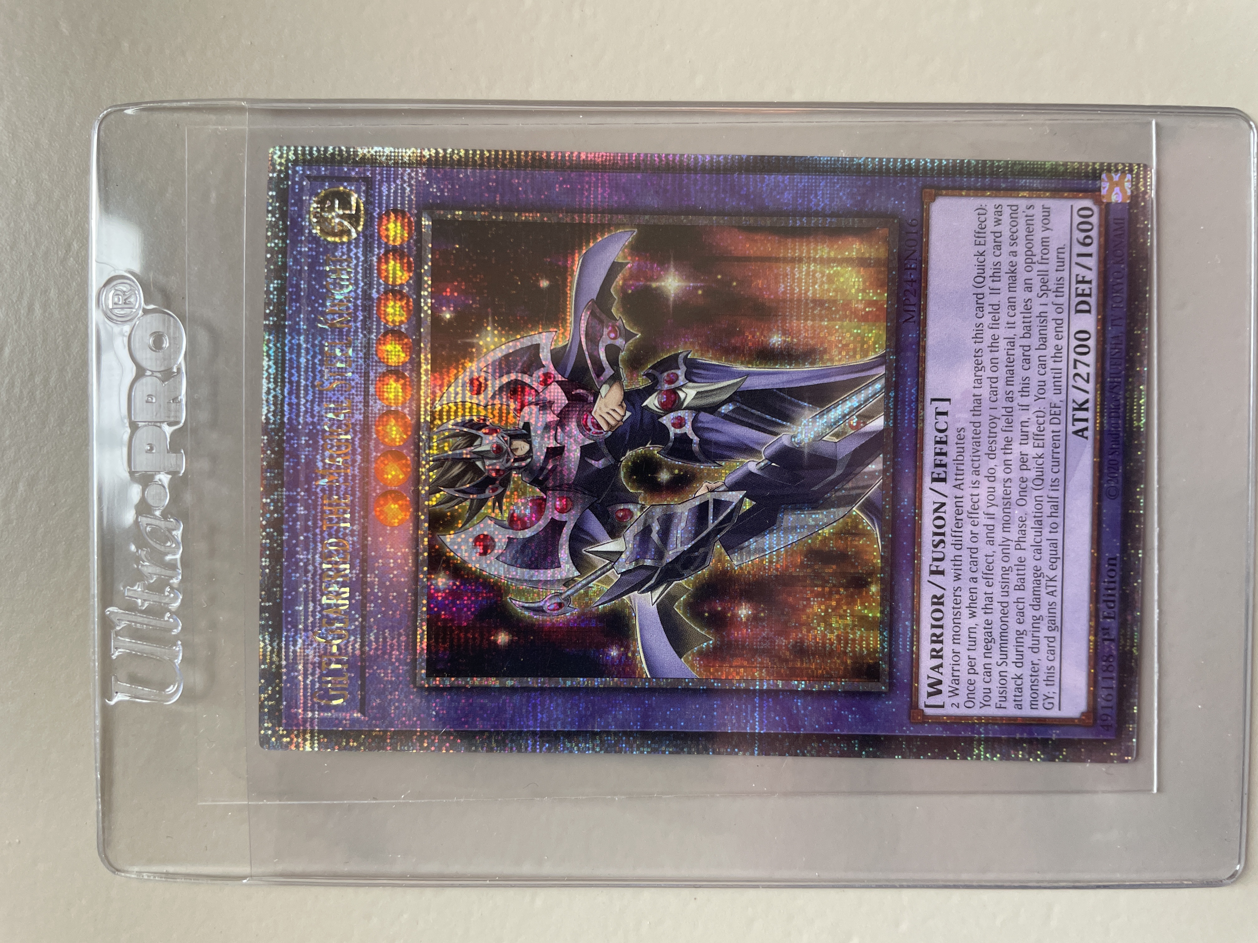 Gilti-Gearfried The Magical Steel Knight Quarter Century Rare 