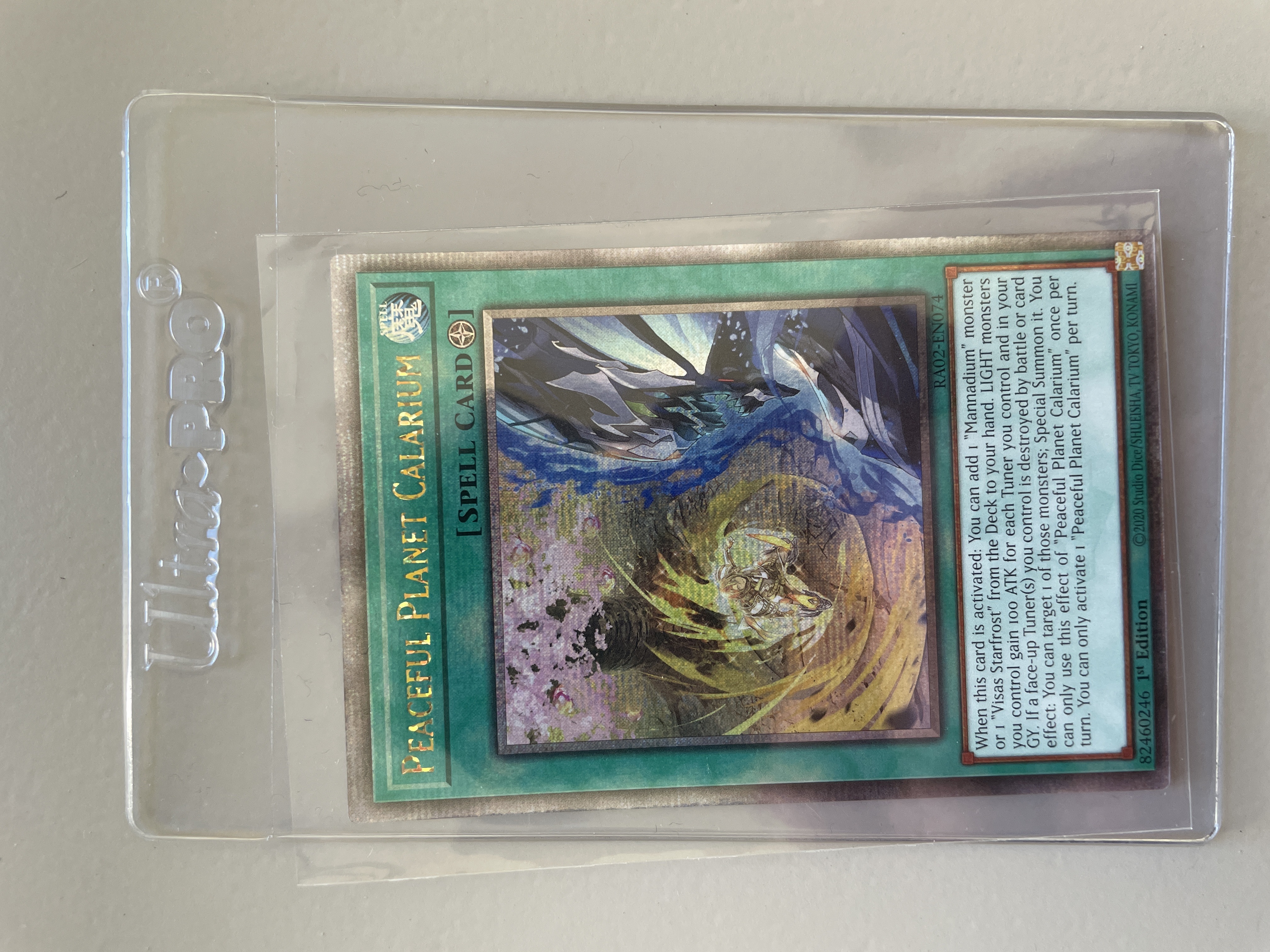 Peaceful Planet Calarium Spell Card RA02-EN074 QCR 