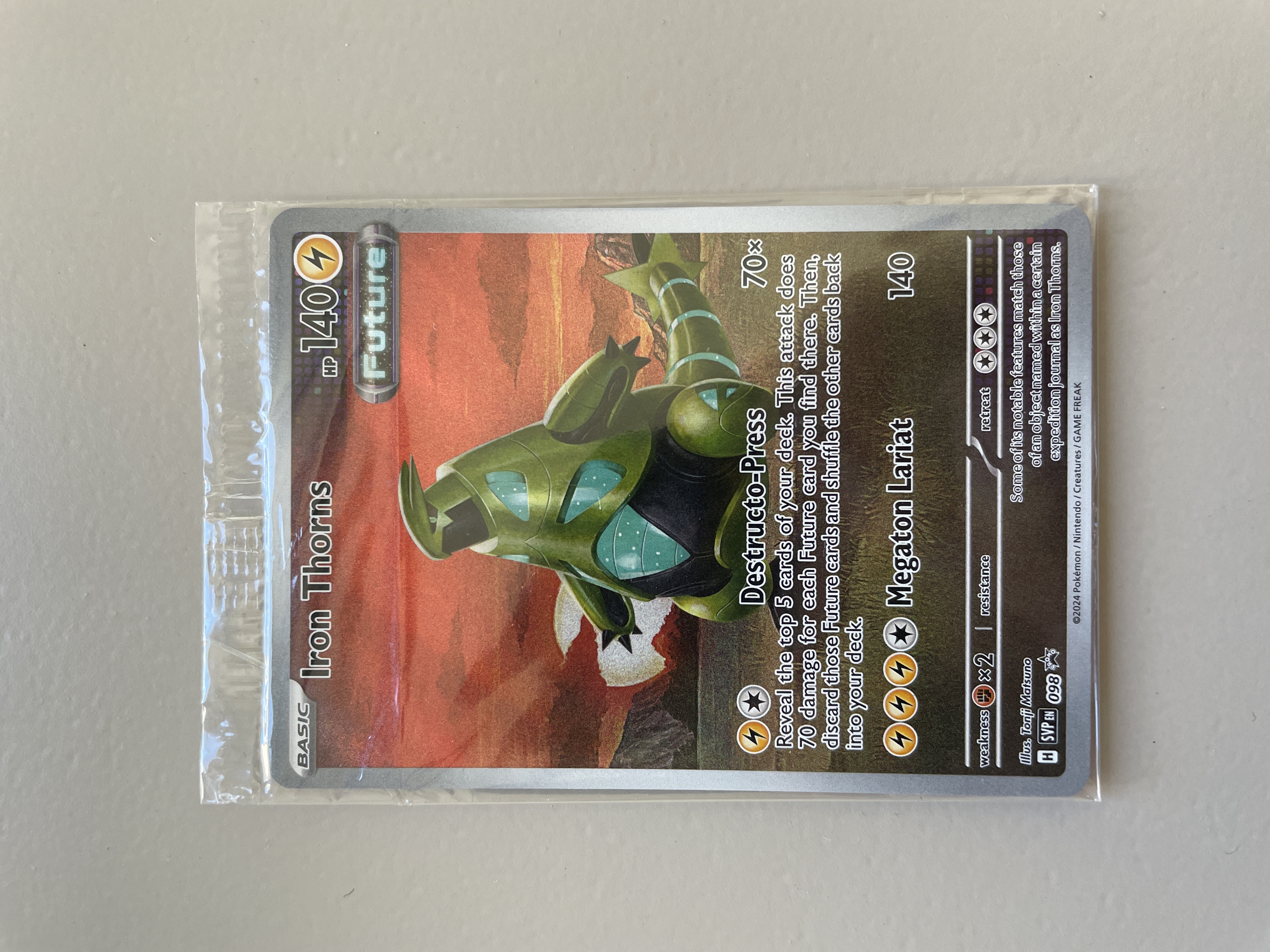 Iron Thorns 098 Black Star Promo Cards *Sealed*
