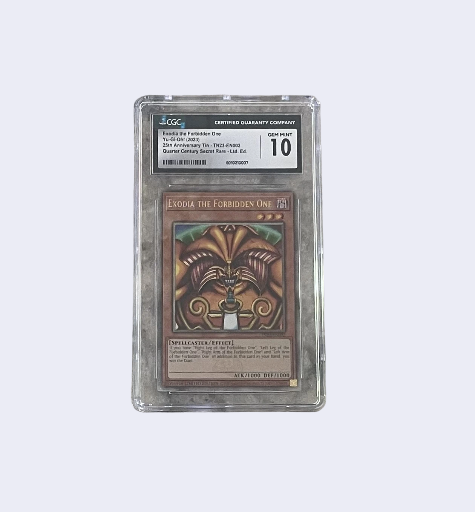 Exodia The Forbidden One TN23 Quarter Century Rare CGC 10