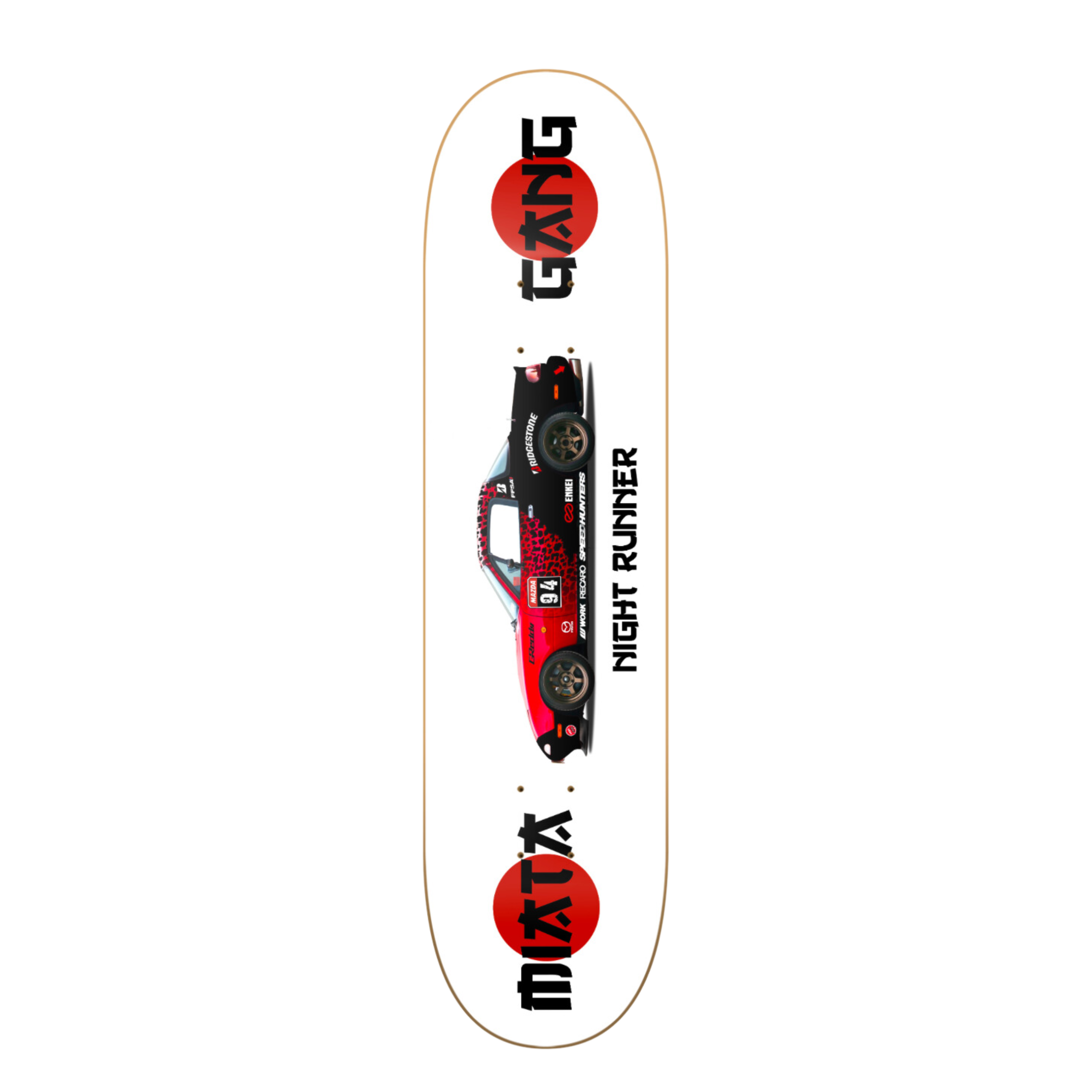 Skateboard Miata Gang