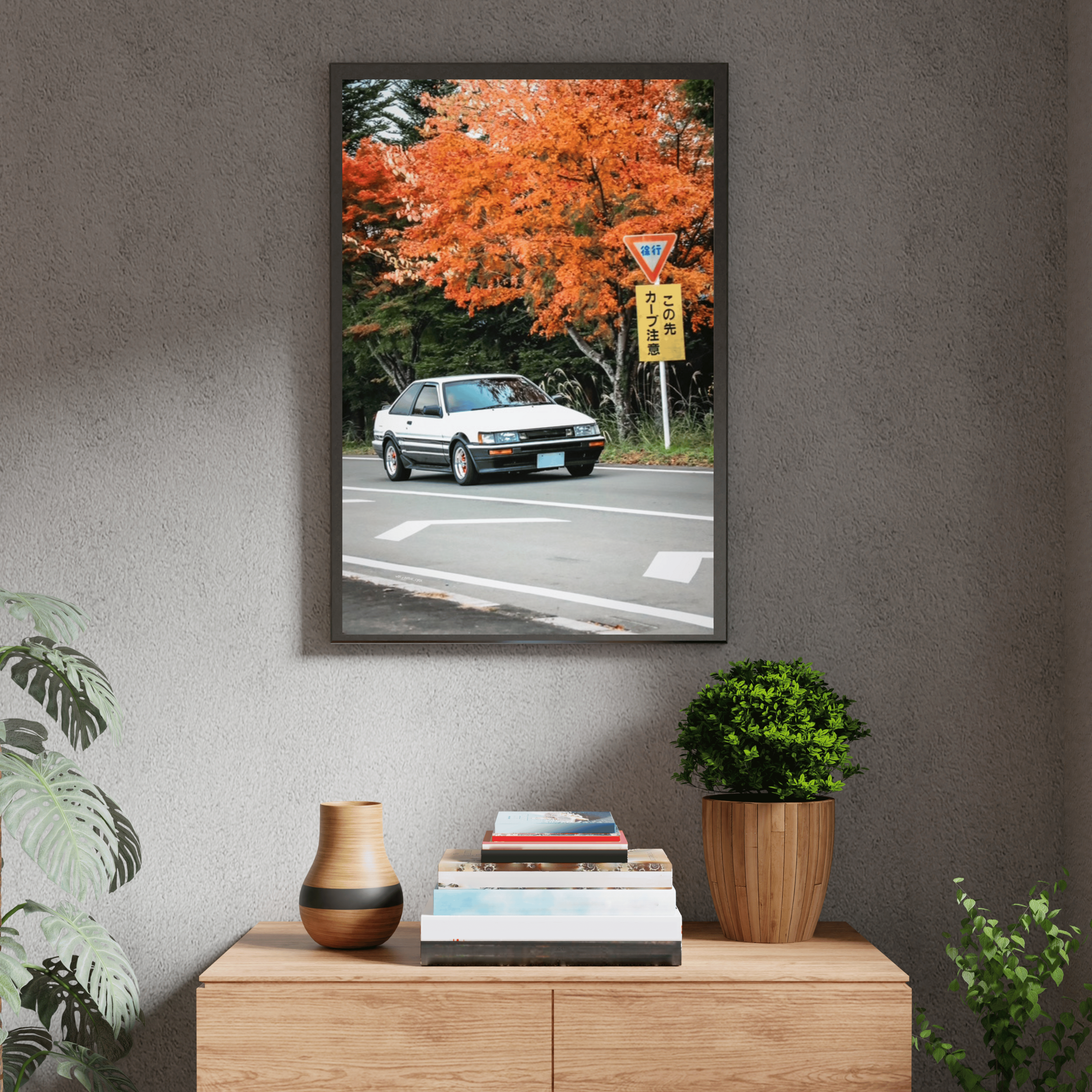 Poster AE86 JAPAN  / WTK x INITIAL_CYRIL