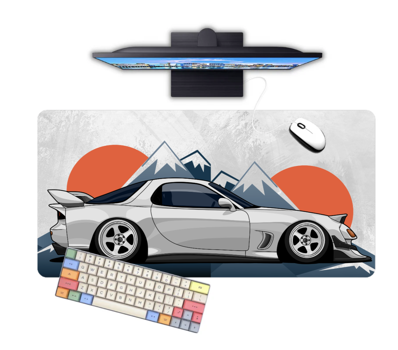 Tapis de bureau personnalisé