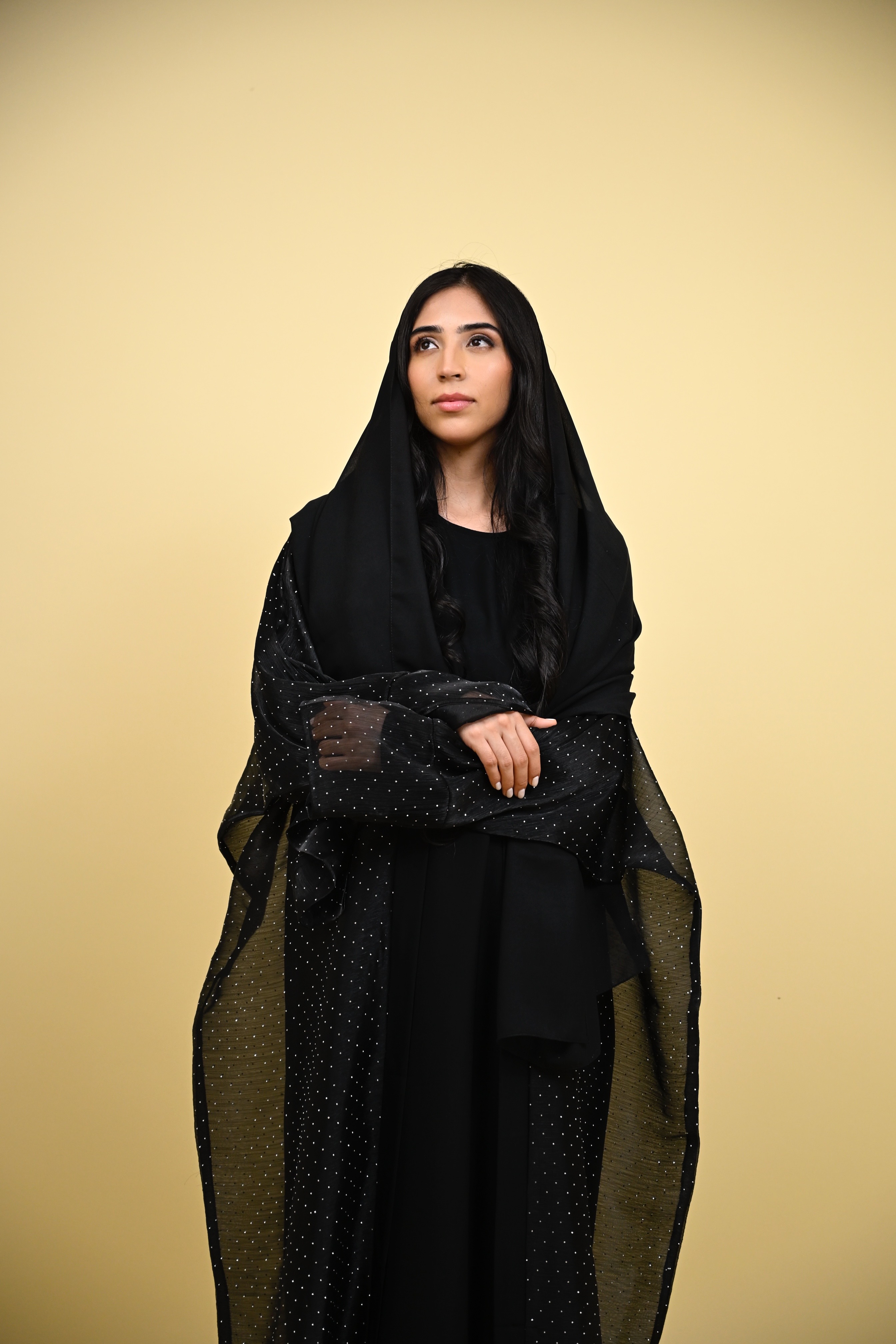 Hana - stardust organza kaftan 