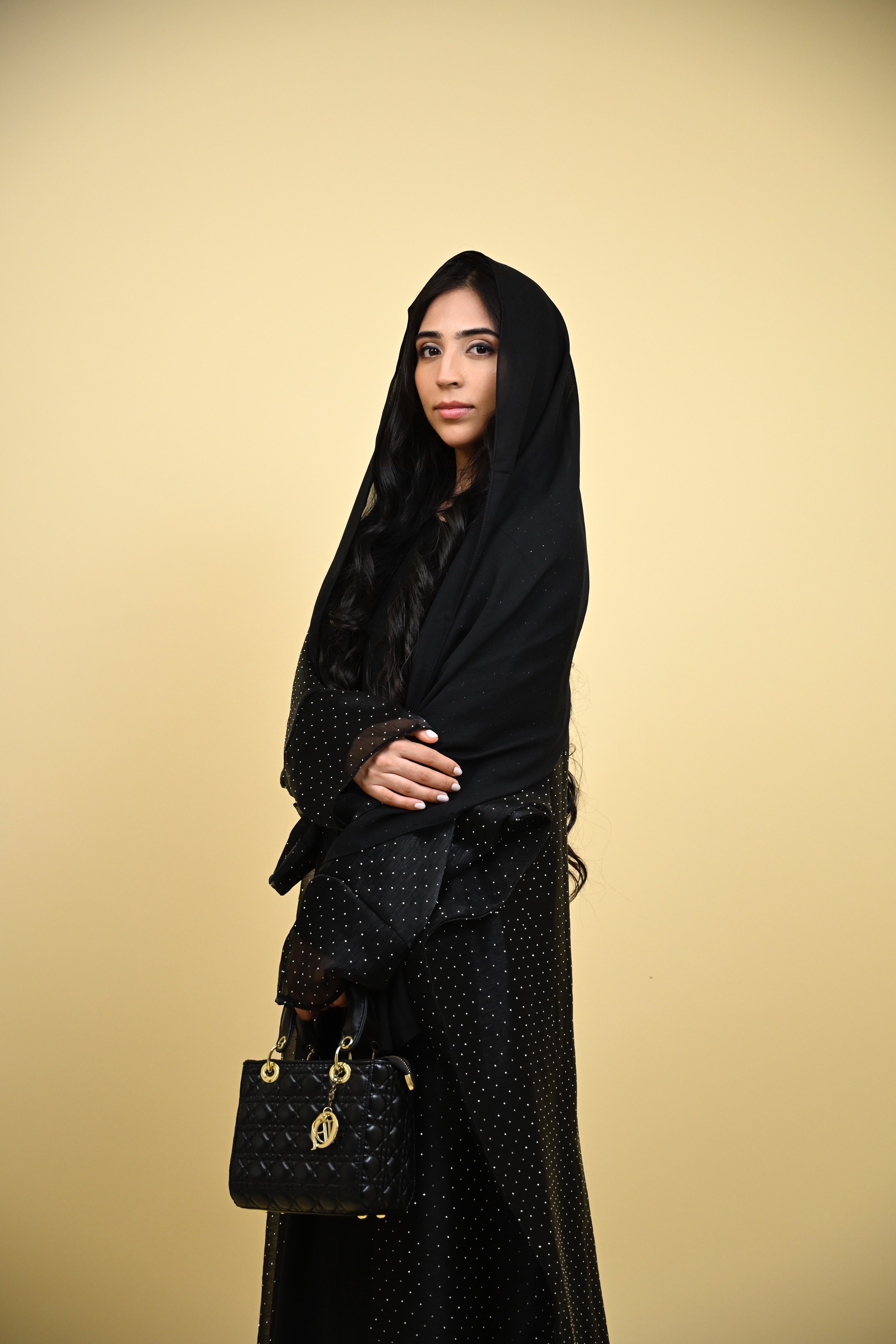 Hana - stardust organza kaftan 