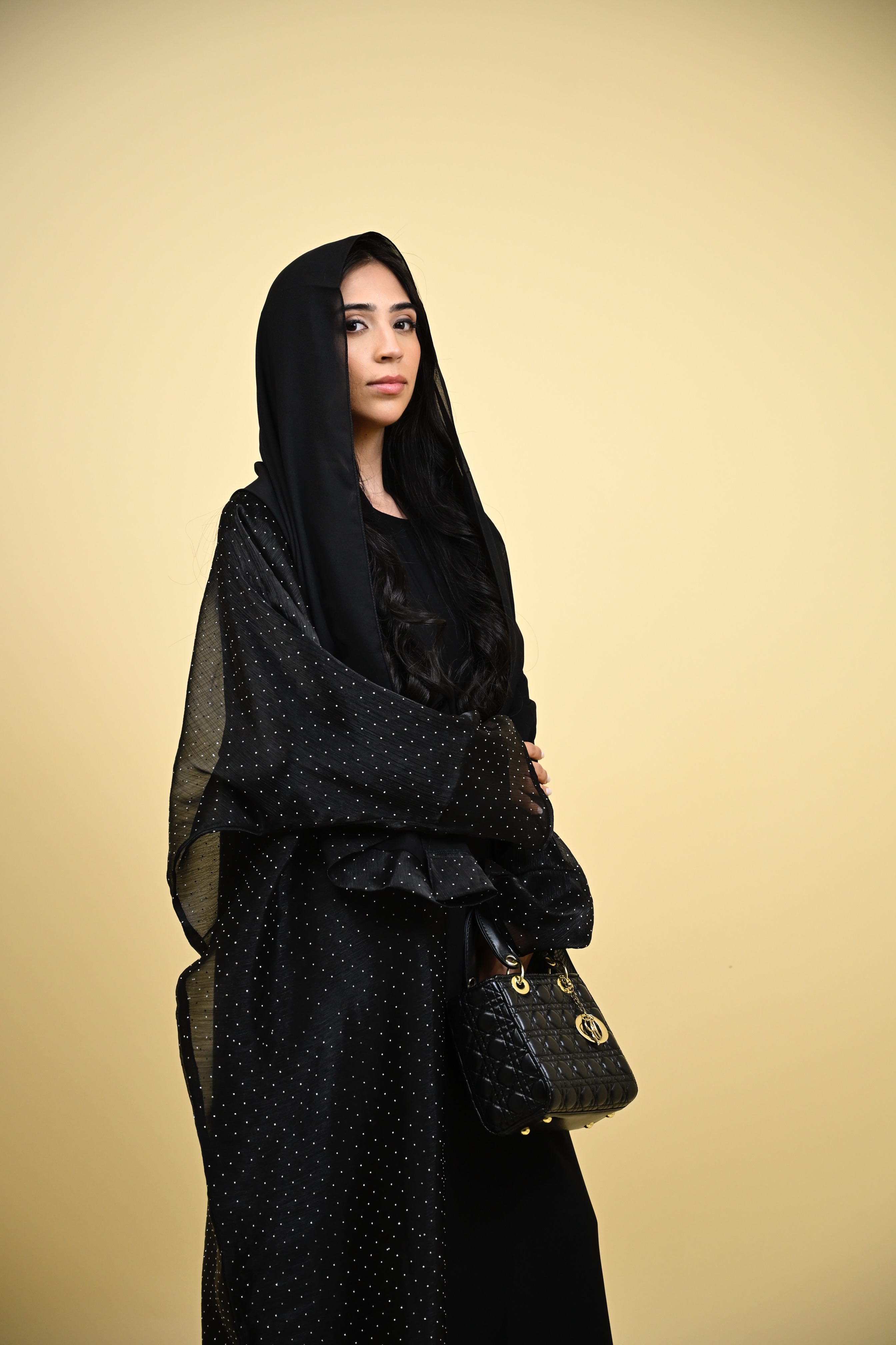 Hana - stardust organza kaftan 