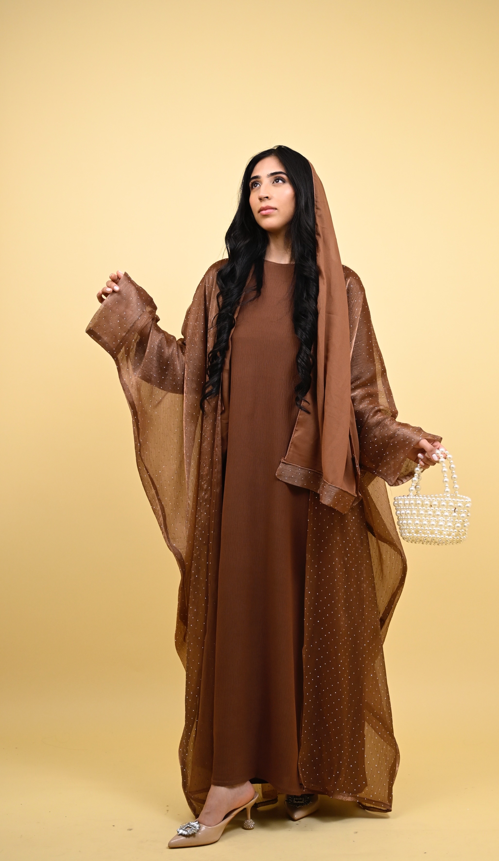 Ayat- stardust organza kaftan