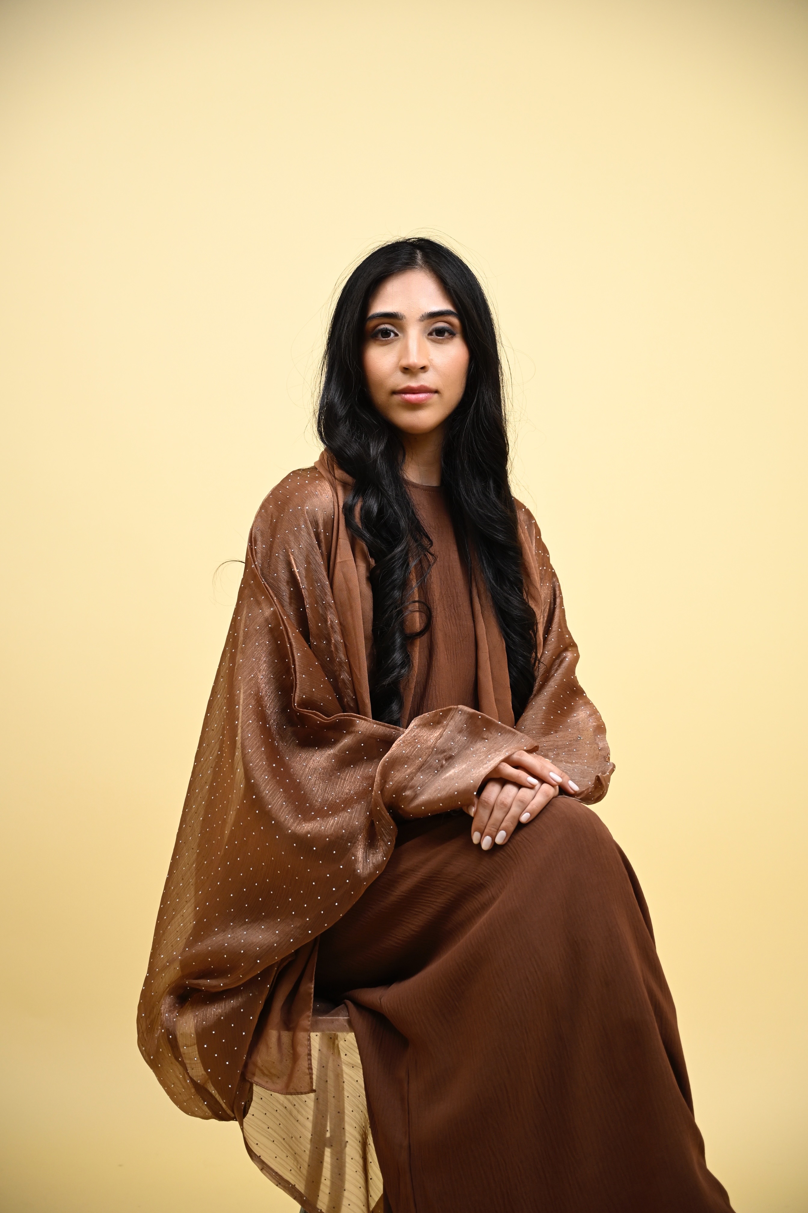 Ayat- stardust organza kaftan