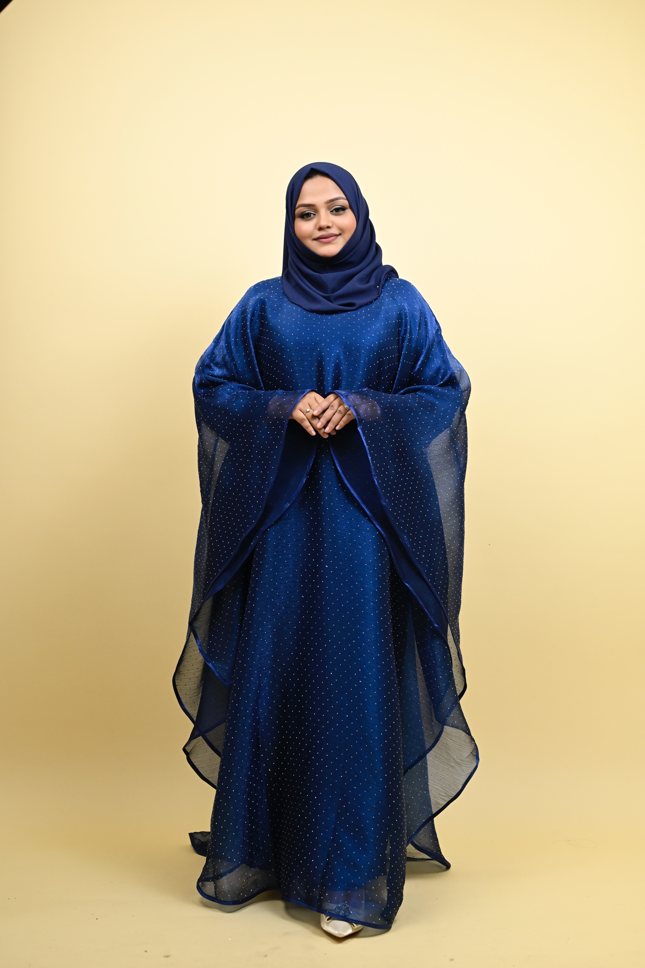Haya - luxury stardust butterfly Abaya 