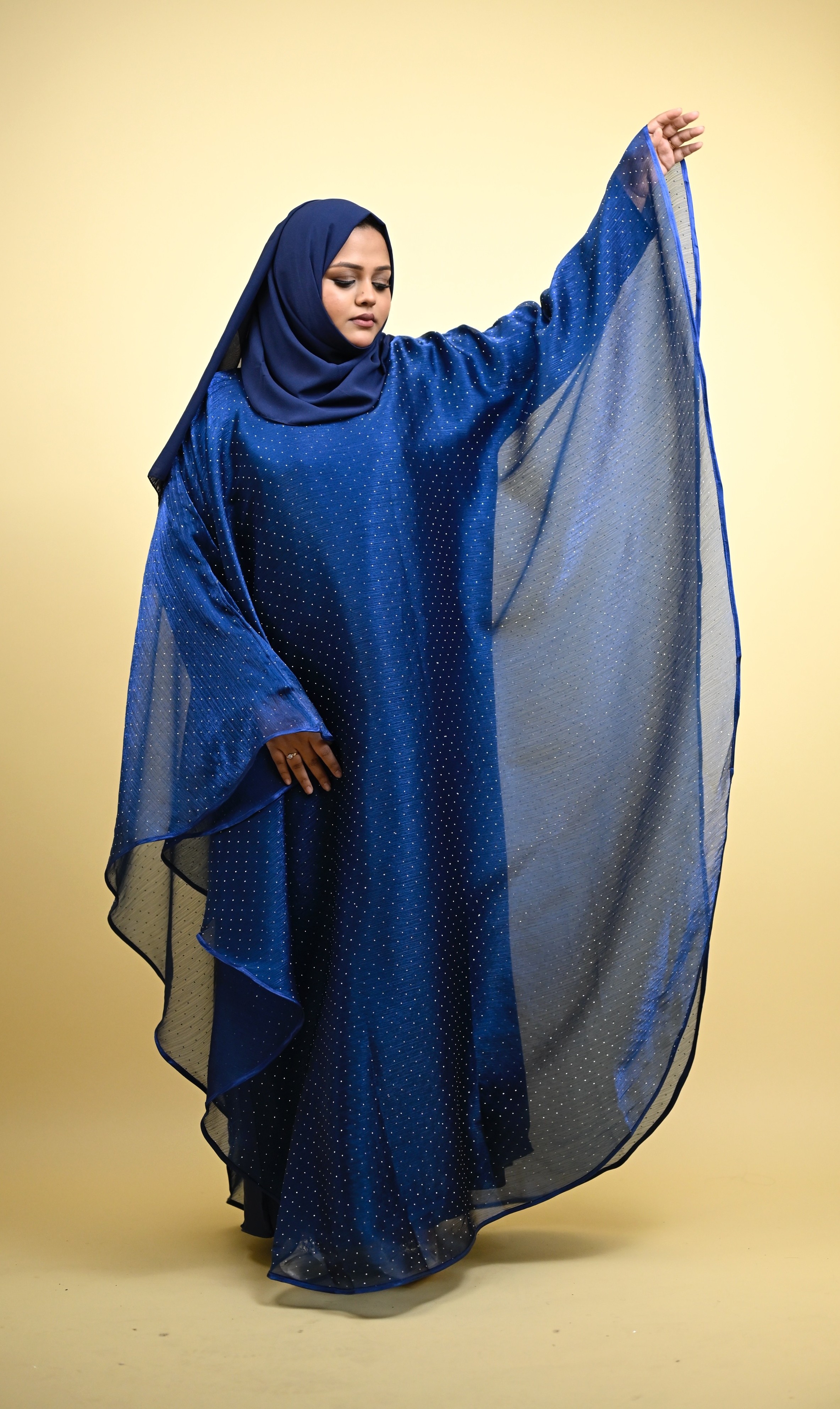 Haya - luxury stardust butterfly Abaya 