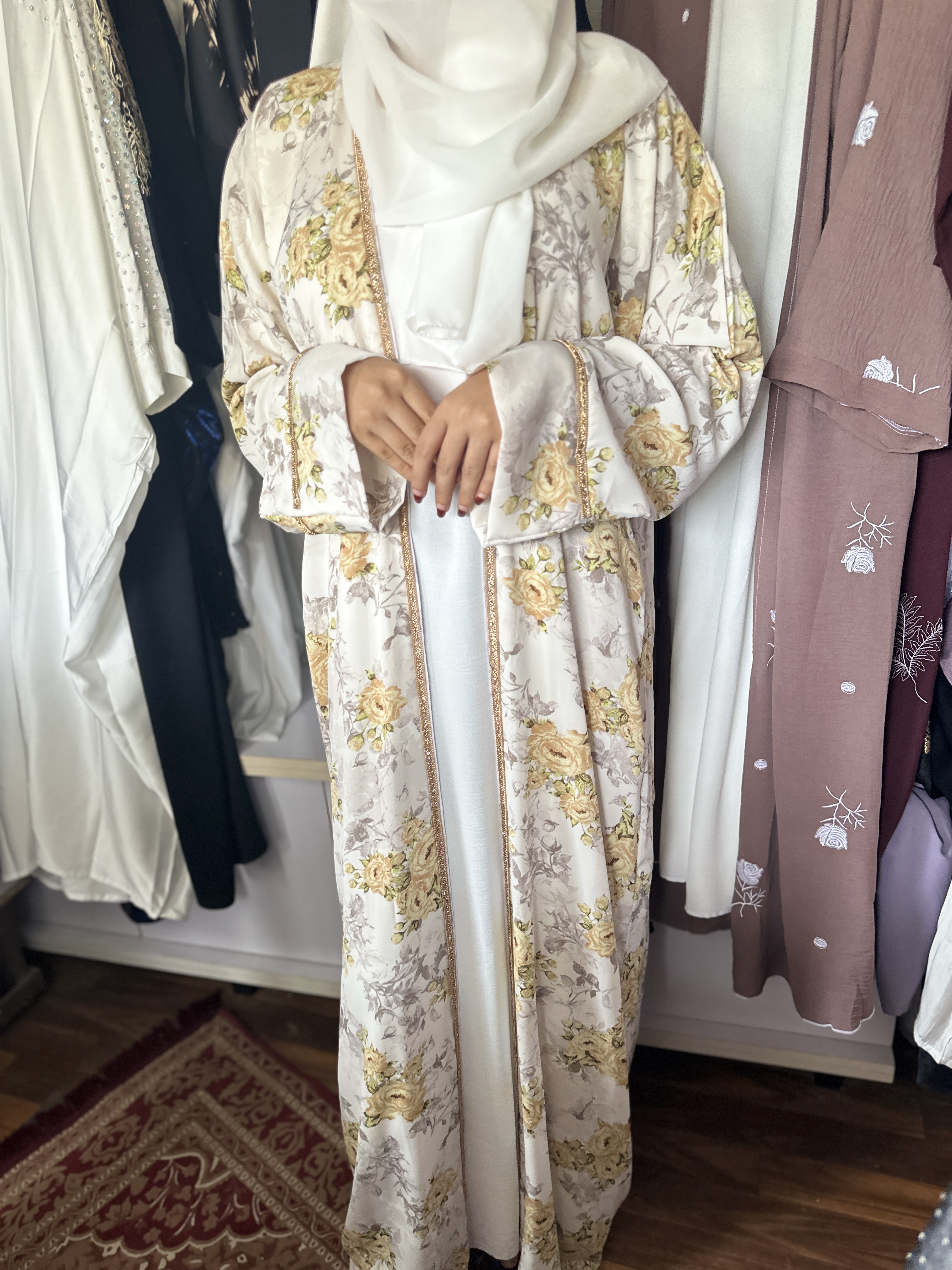 Floral Abaya Set