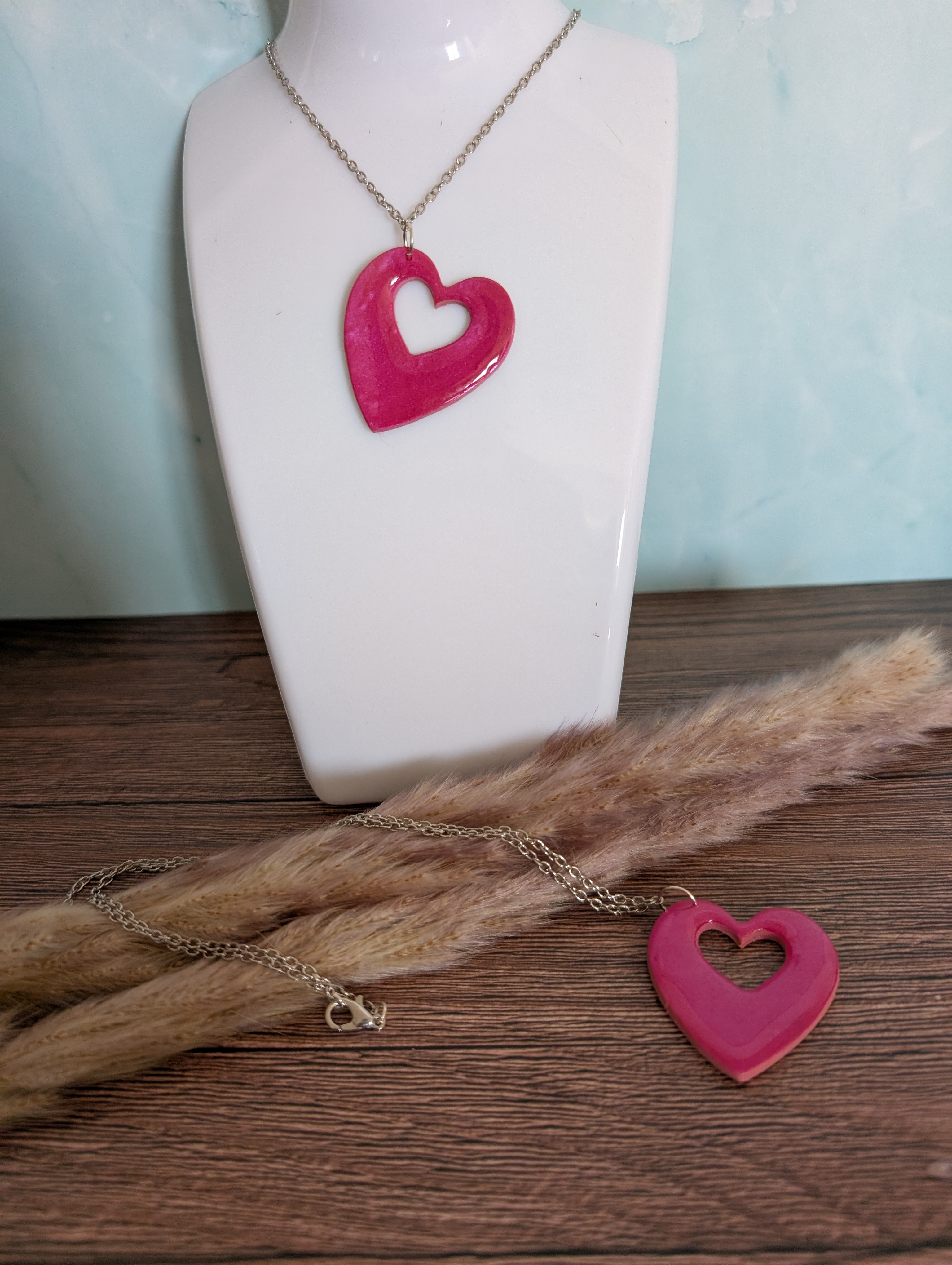 Halskette "Pink Heart"