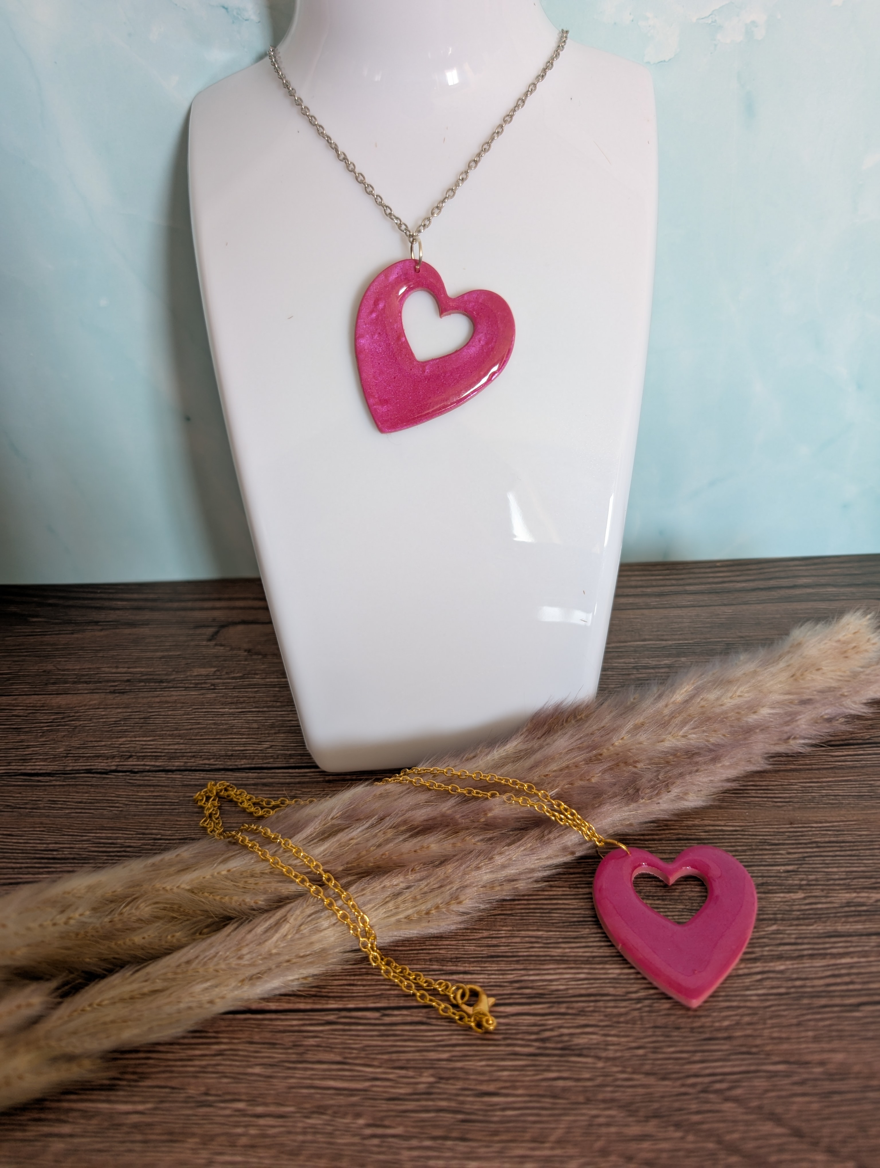 Halskette "Pink Heart"