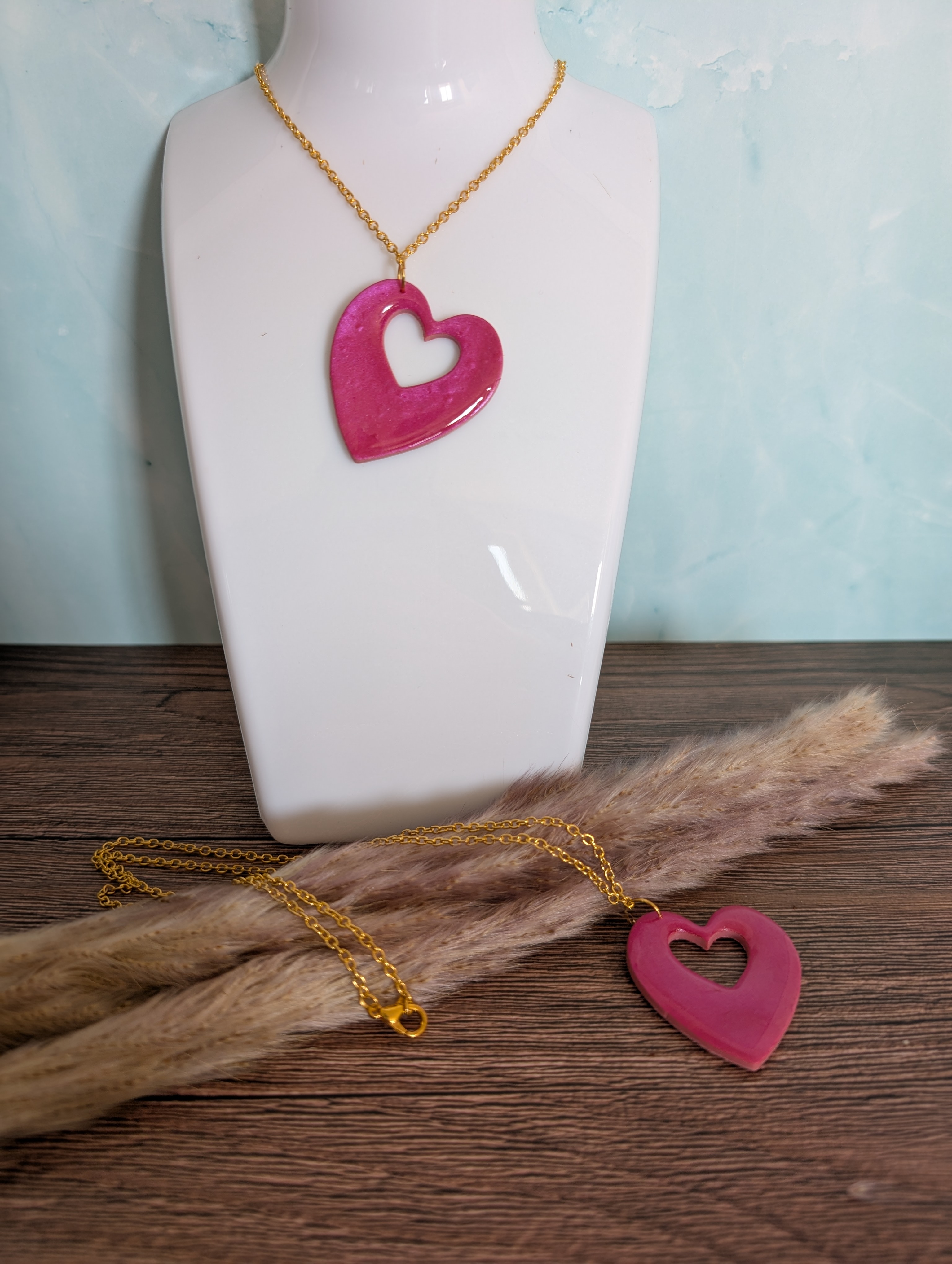 Halskette "Pink Heart"