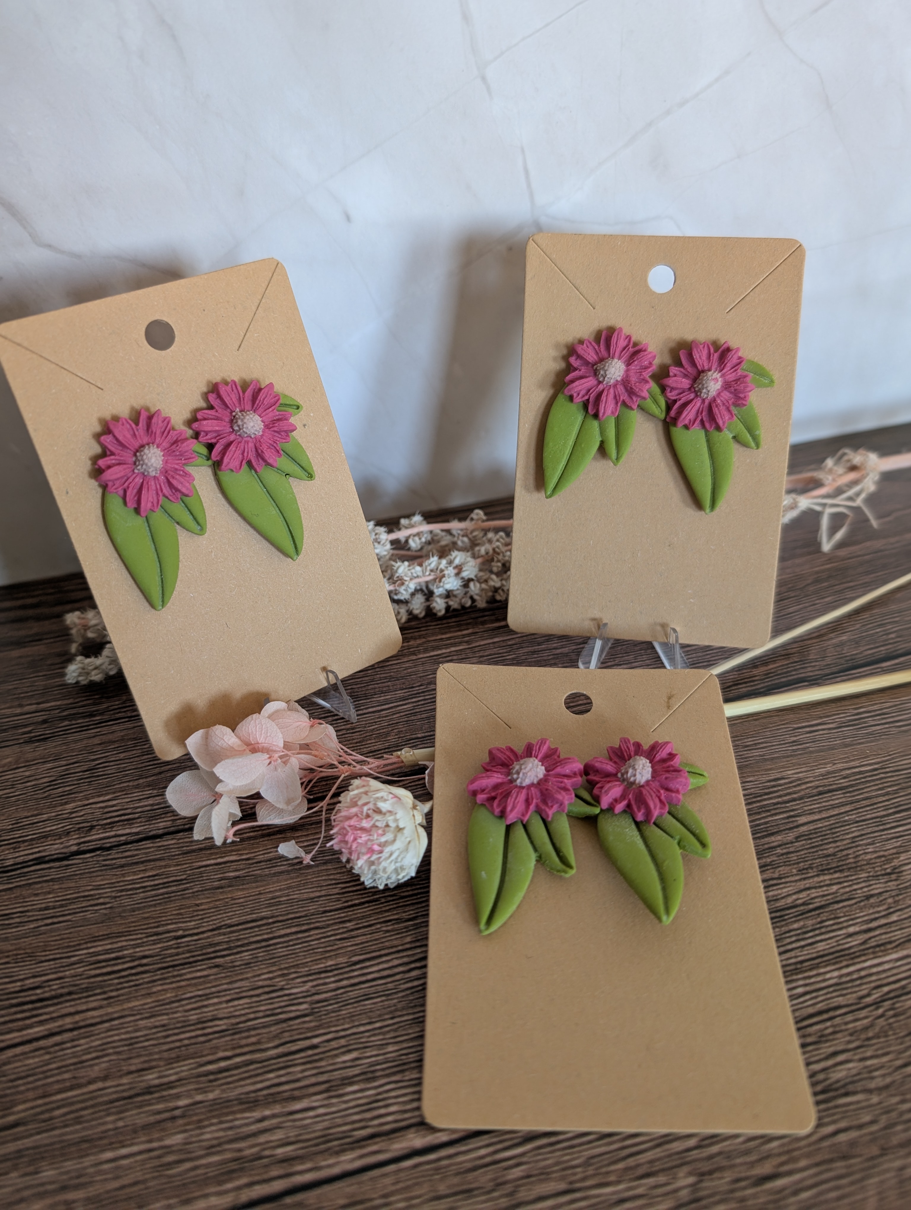 Ohrring Little Pink Flower