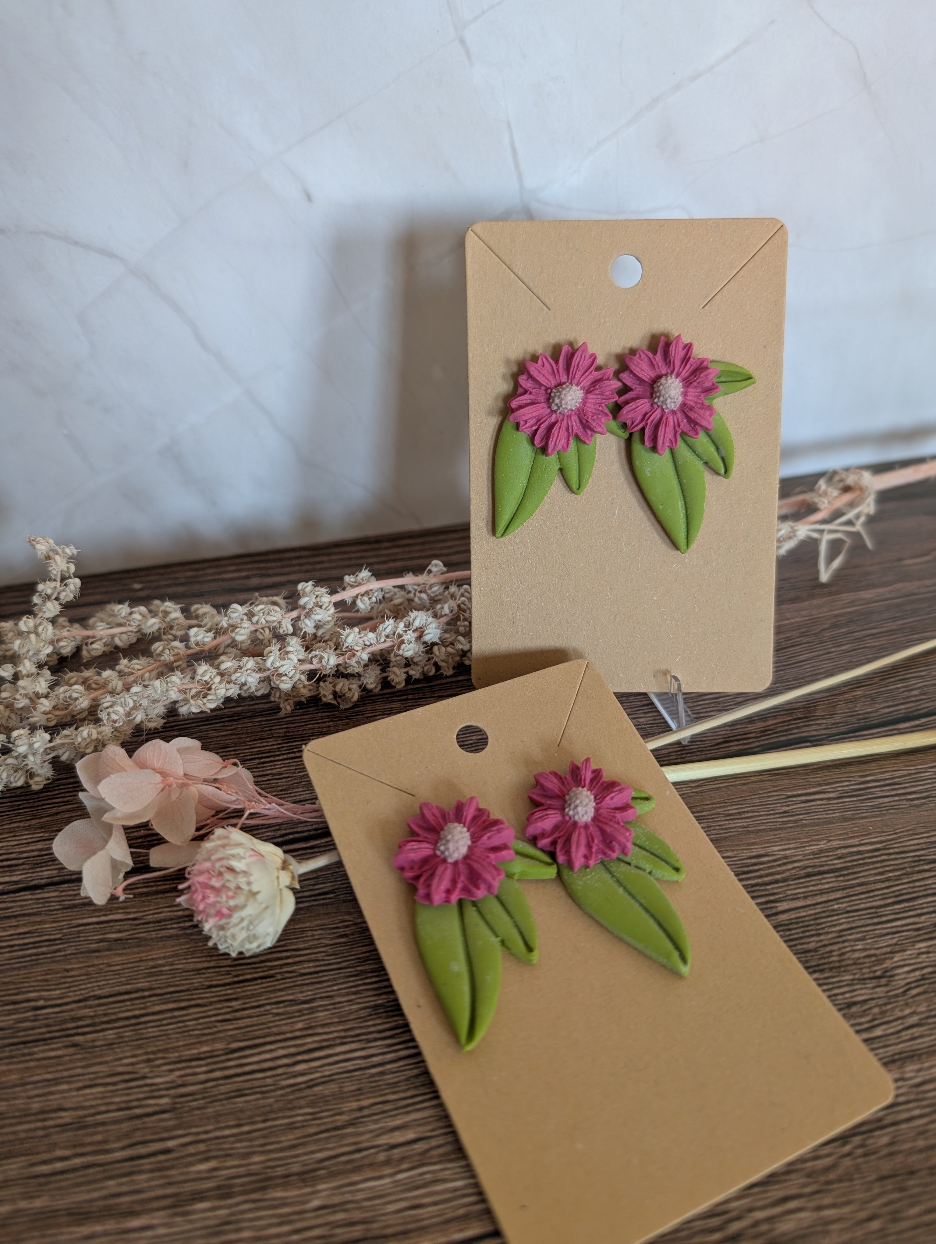 Ohrring Little Pink Flower