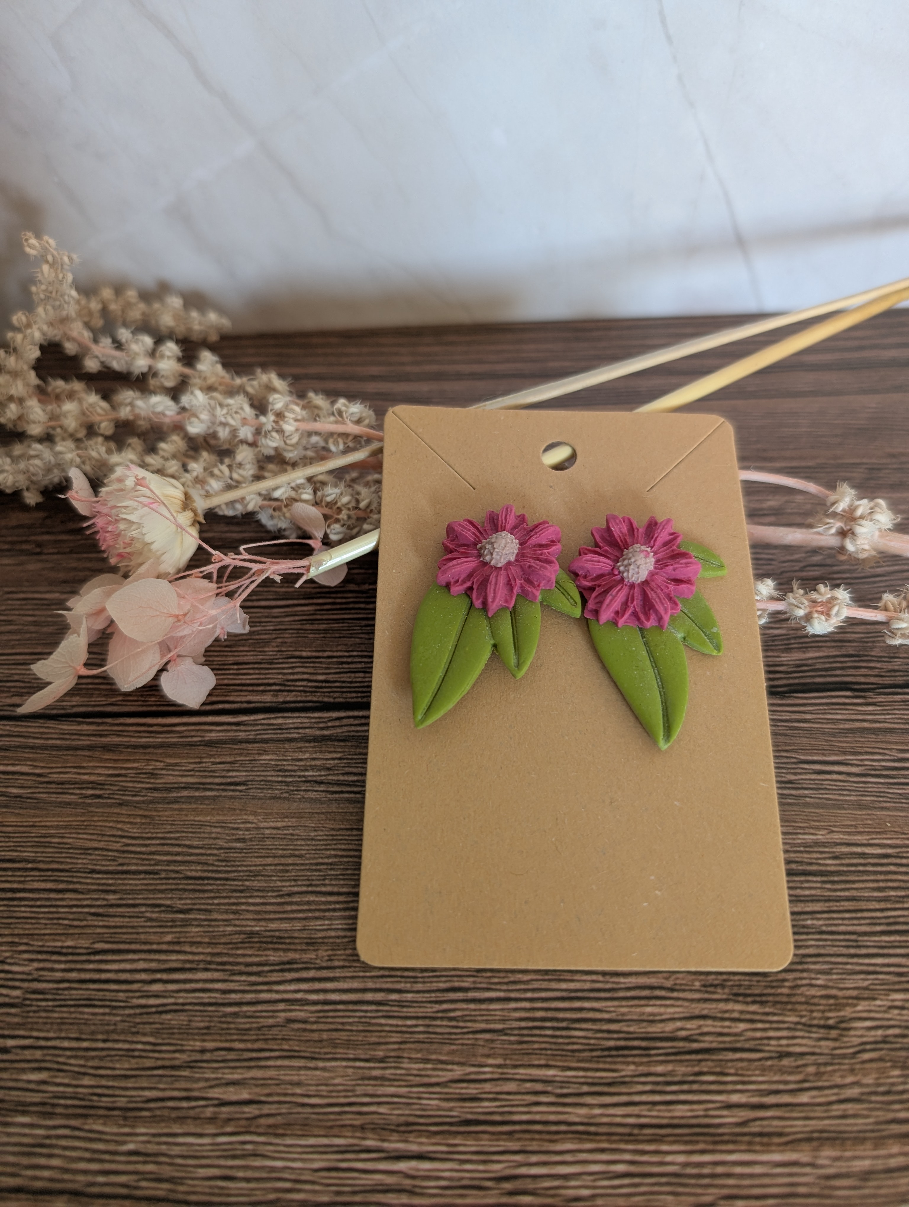 Ohrring Little Pink Flower