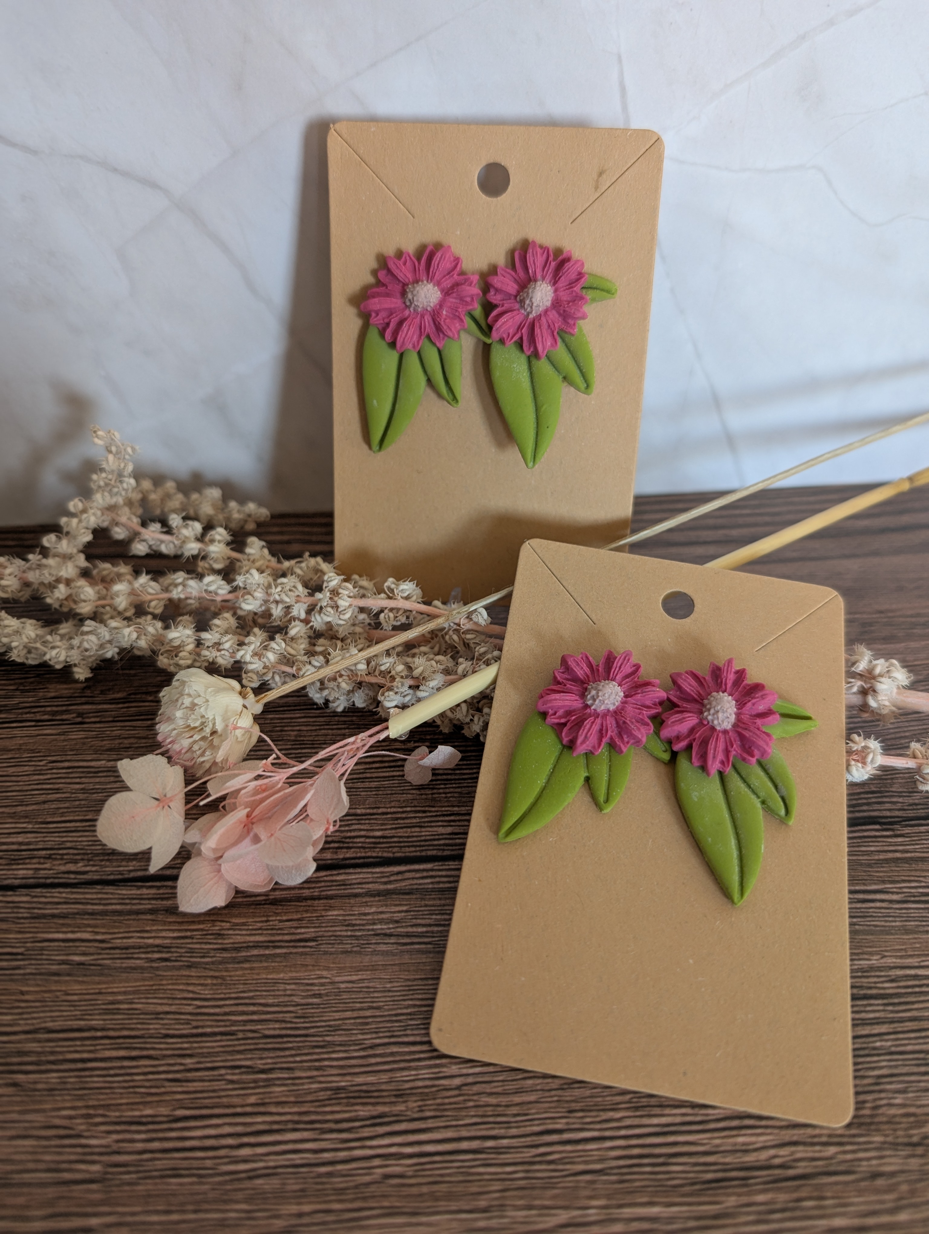 Ohrring Little Pink Flower