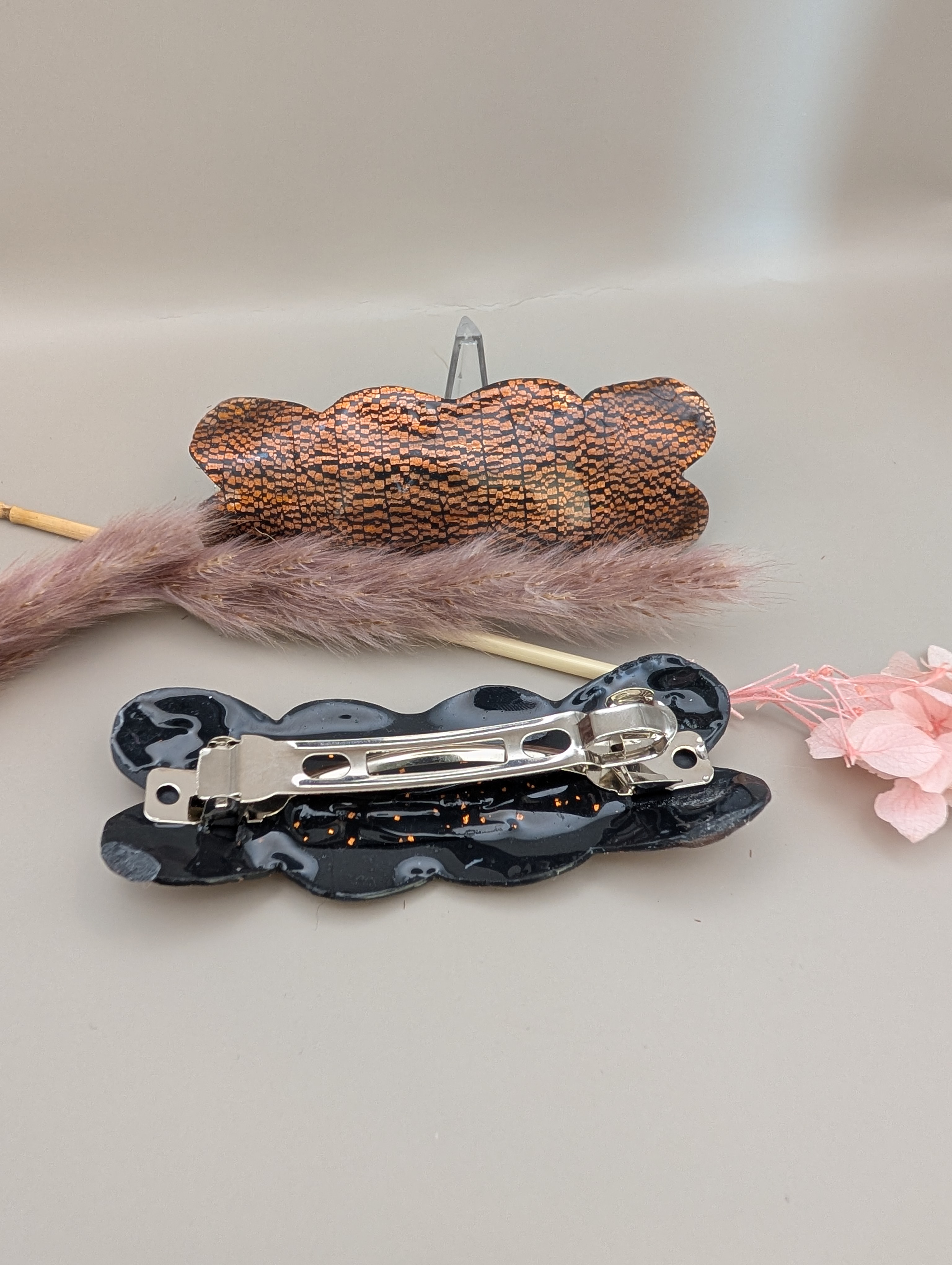 Haarspange elegant Gold