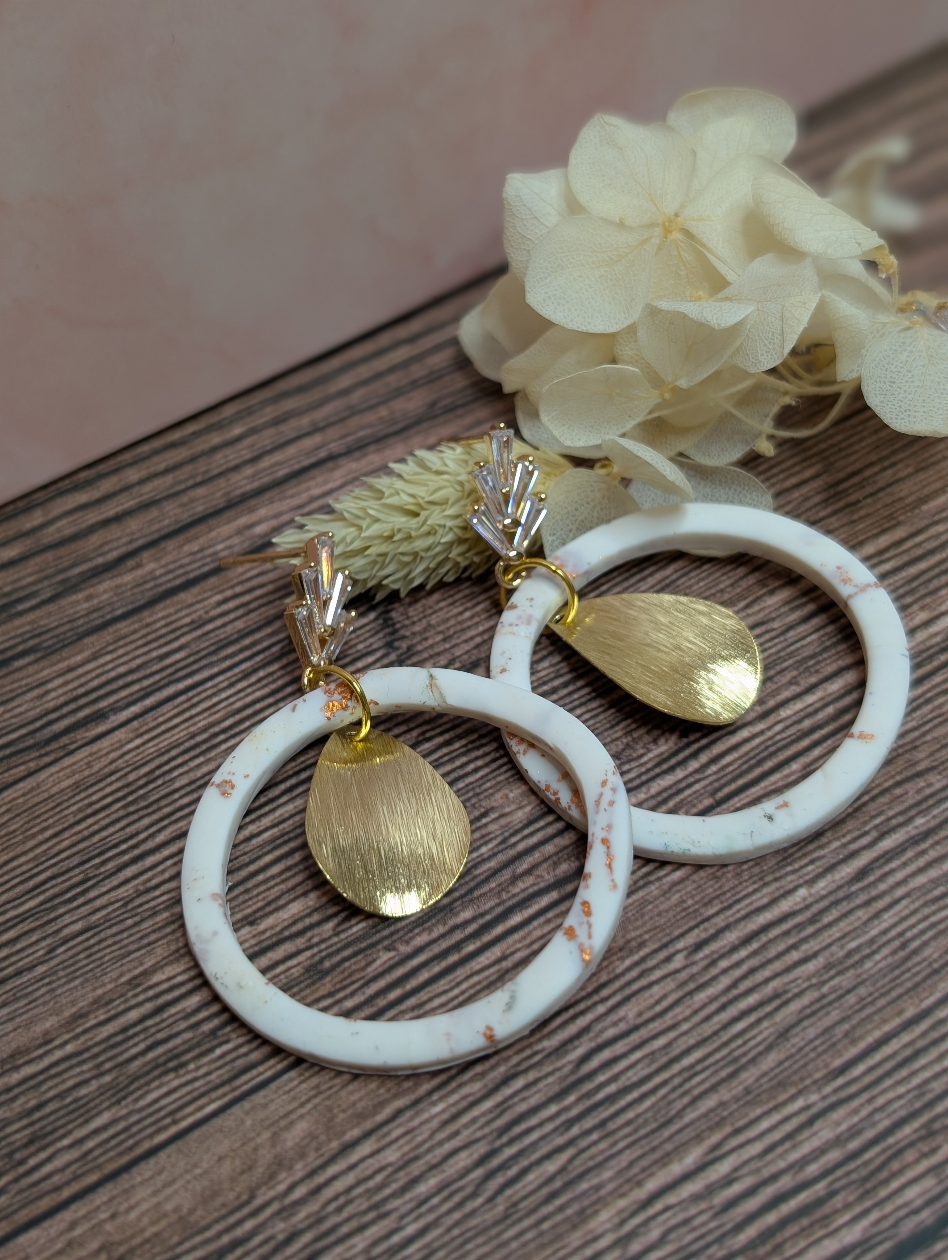 Ohrringe White elegant 