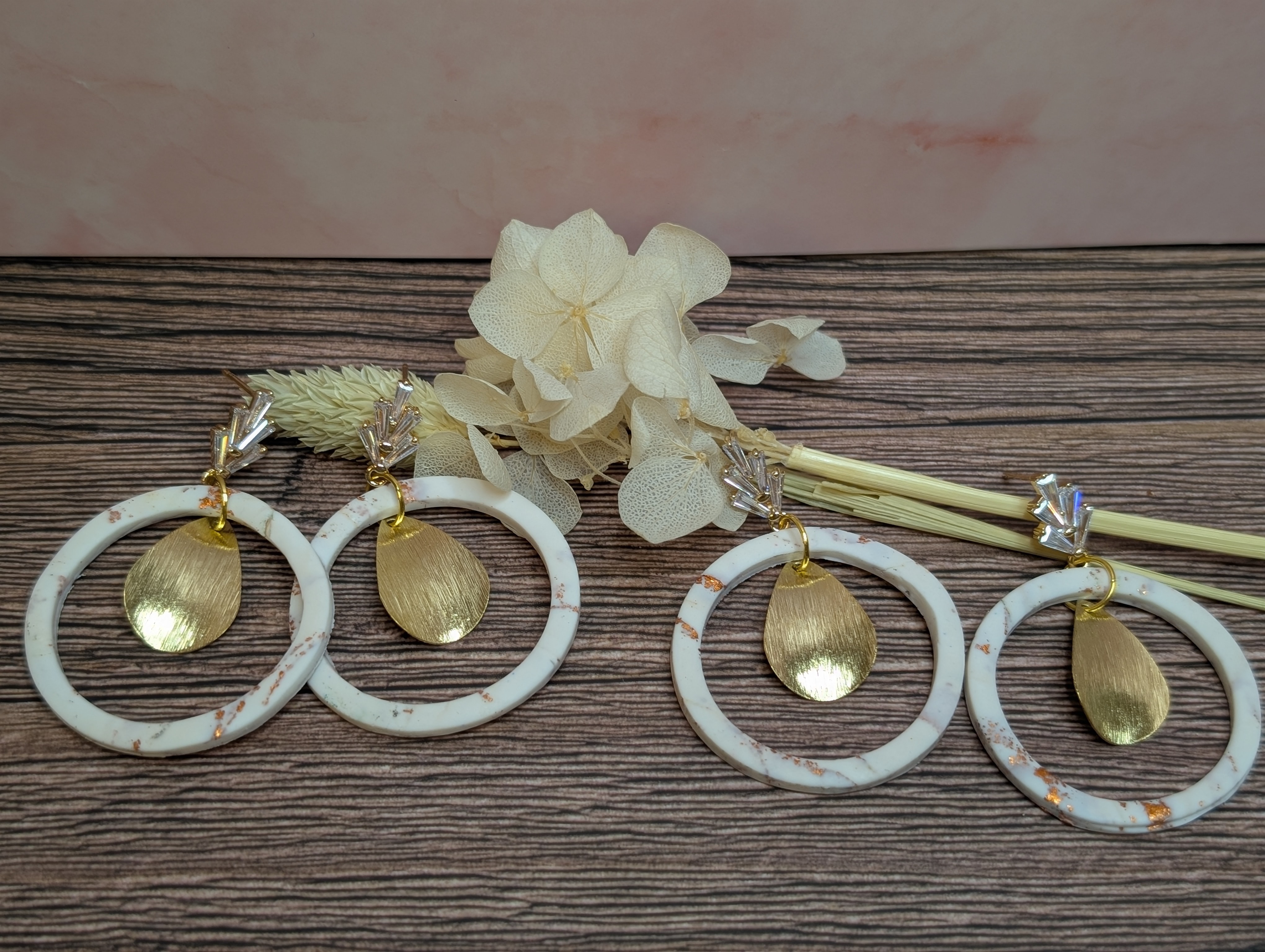 Ohrringe White elegant 