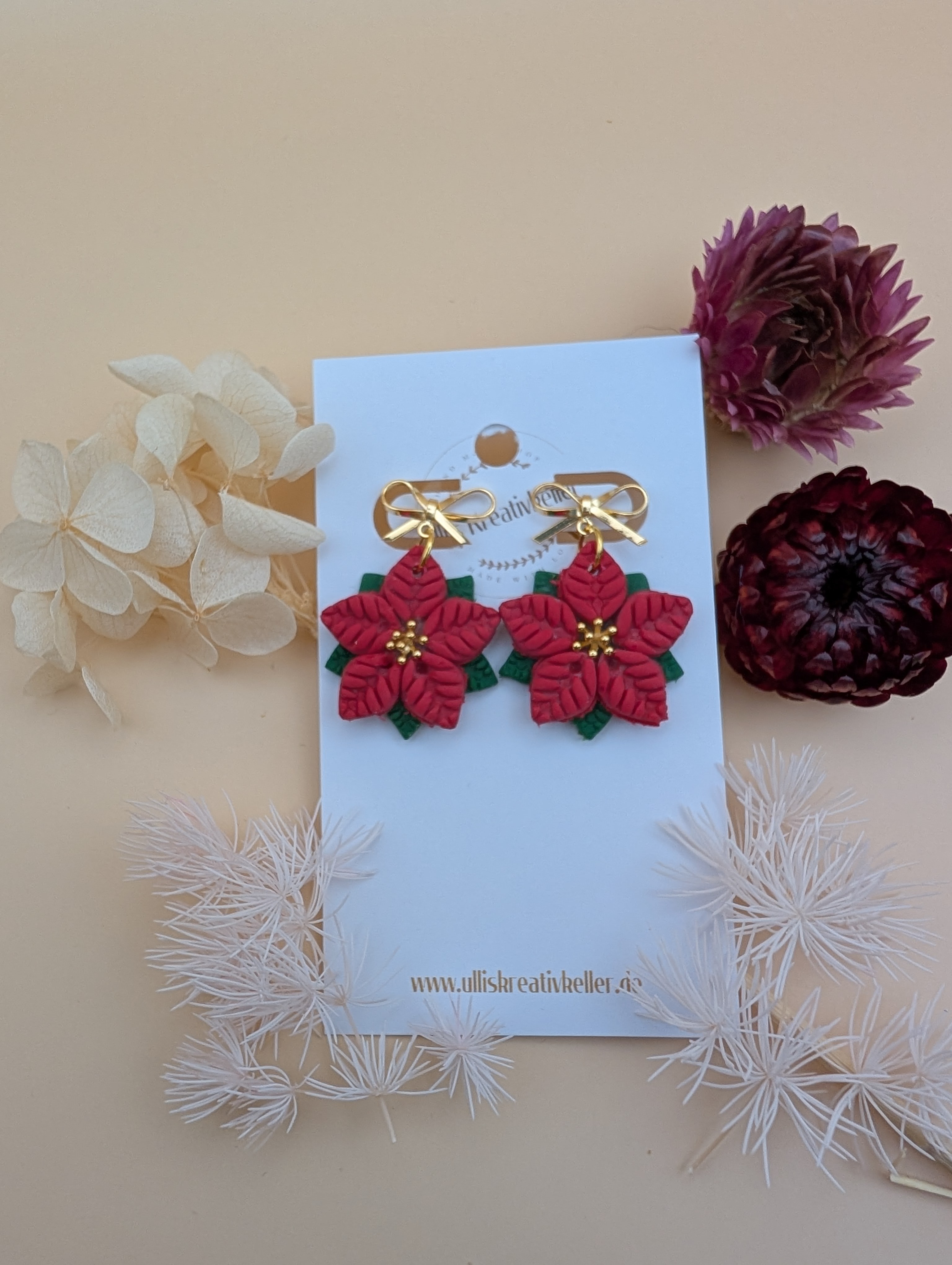 Ohrring Weihnachtsstern