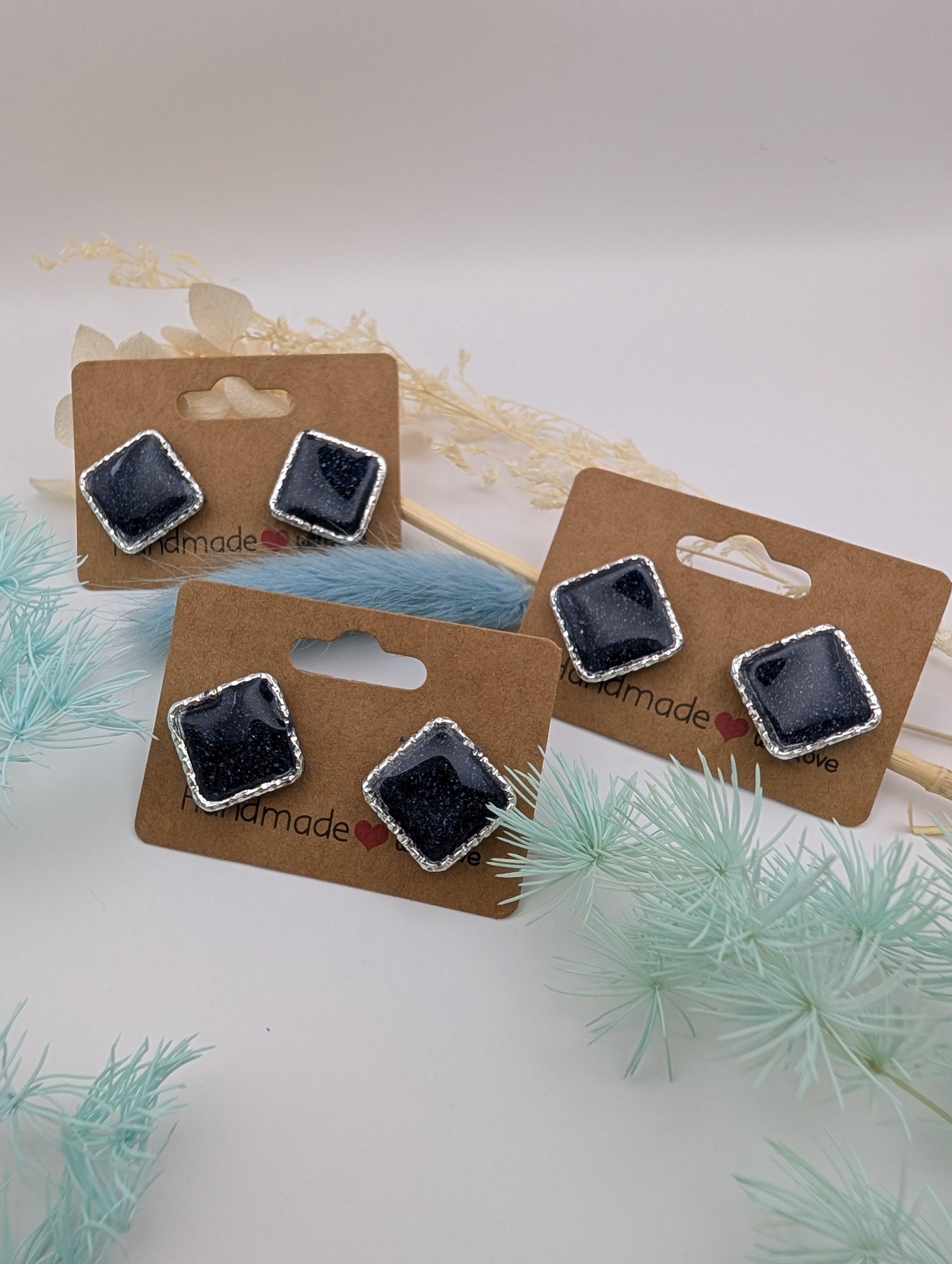 Ohrstecker Dark Blue