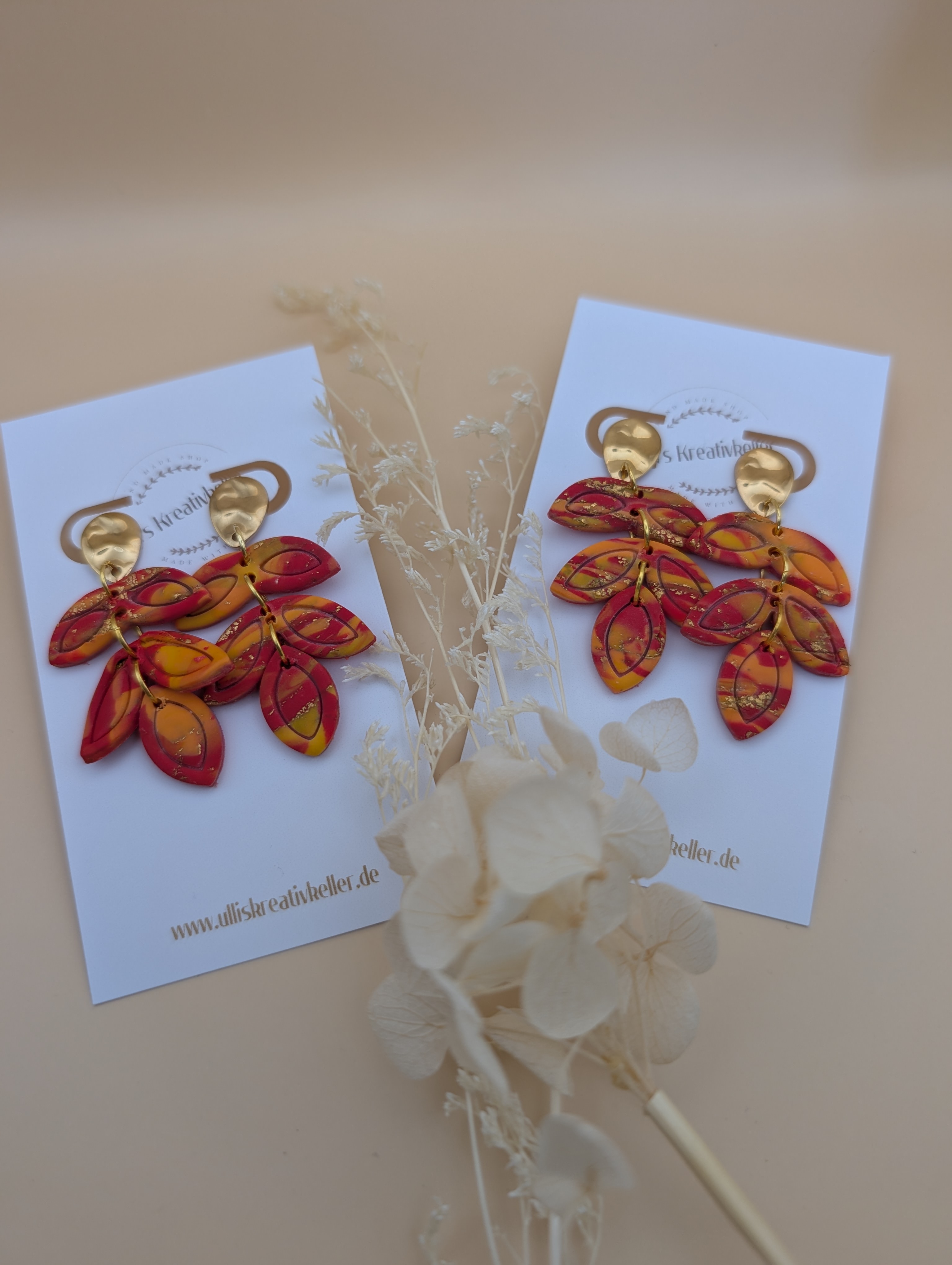 Ohrring Autumn Flower