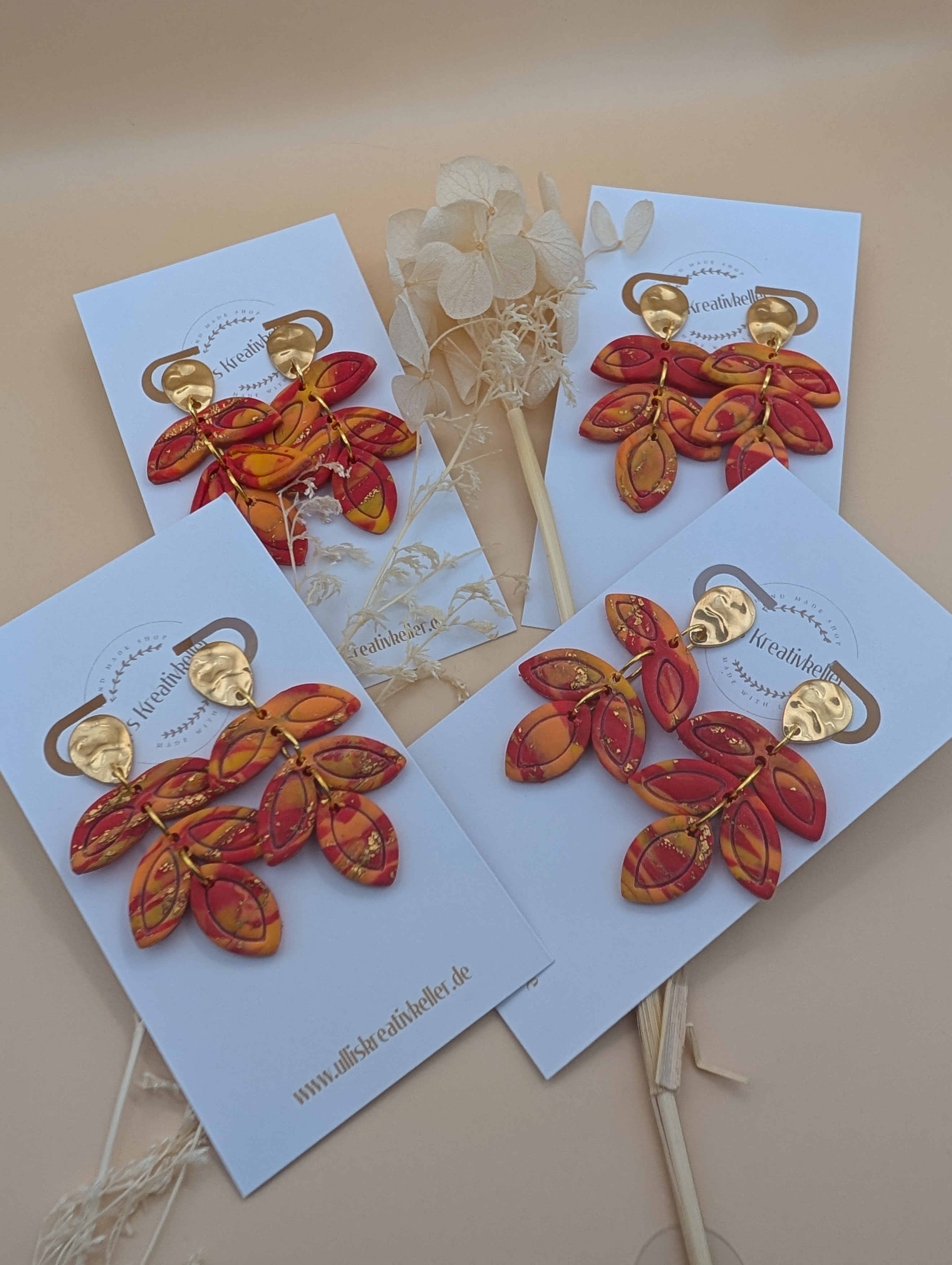 Ohrring Autumn Flower