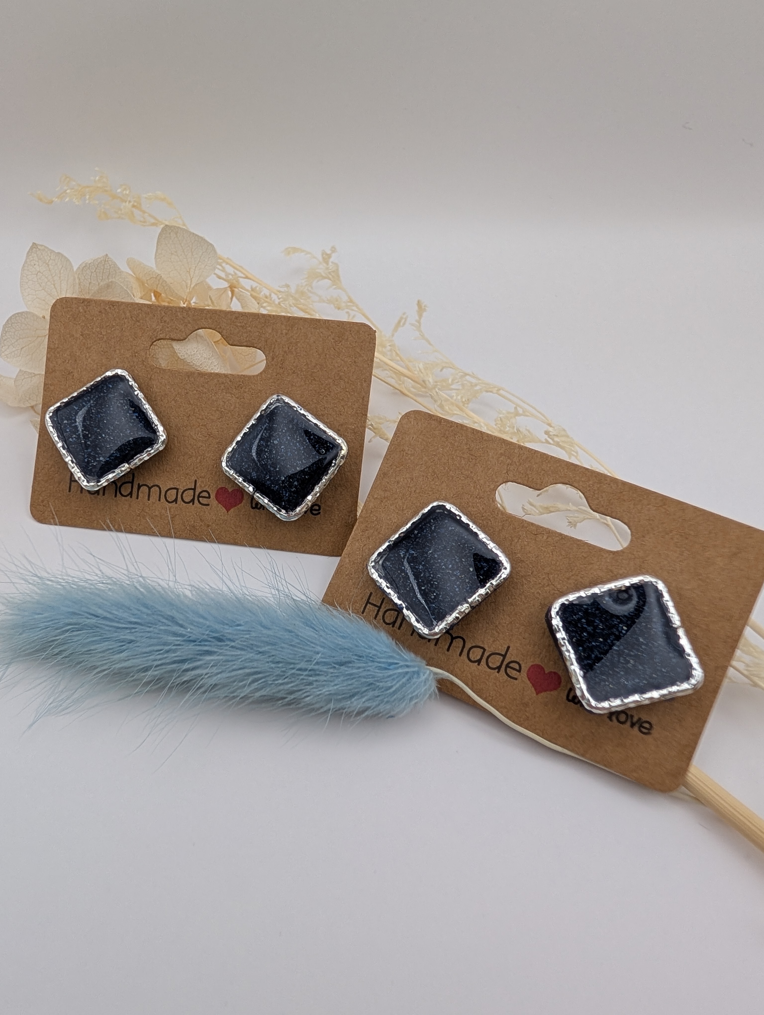 Ohrstecker Dark Blue