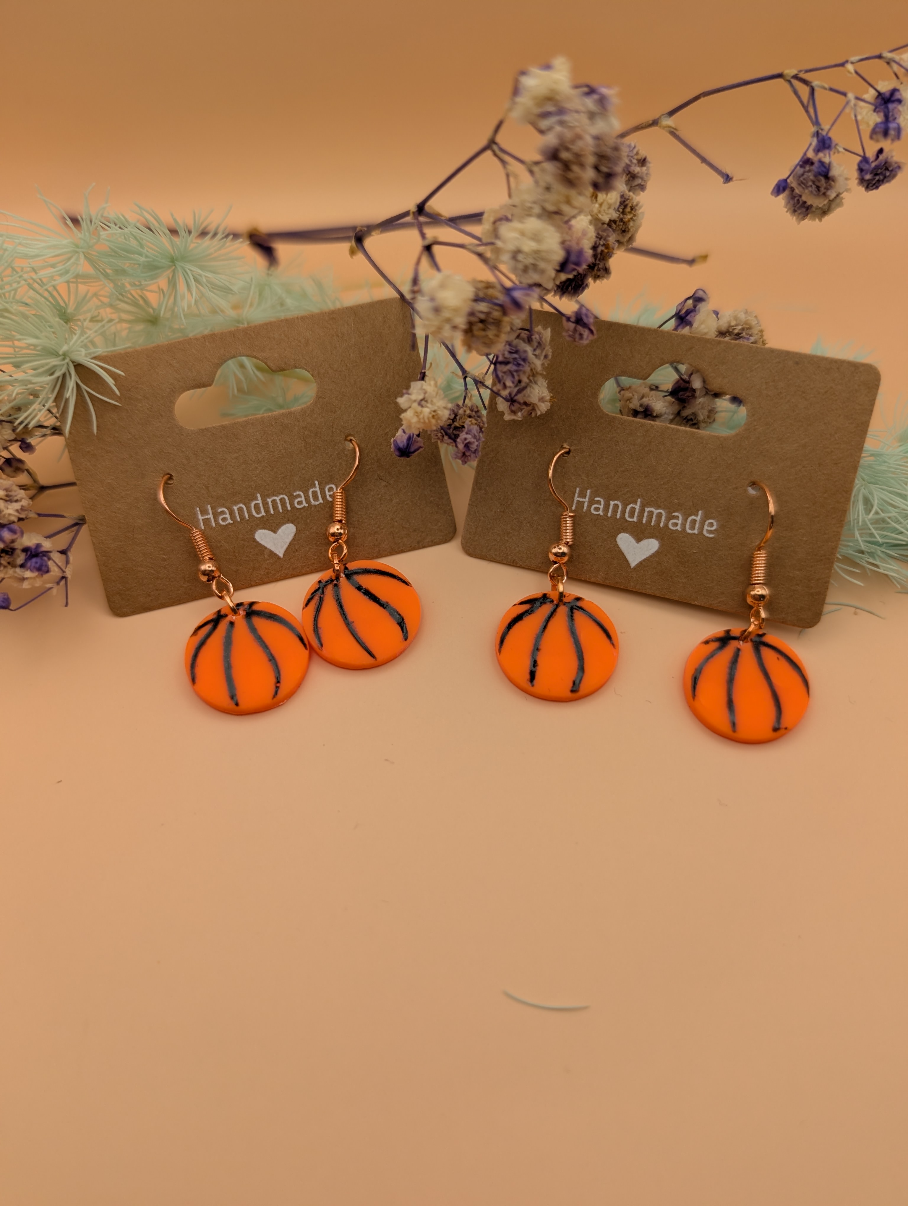 Handgemachte Sport-Ohrringe