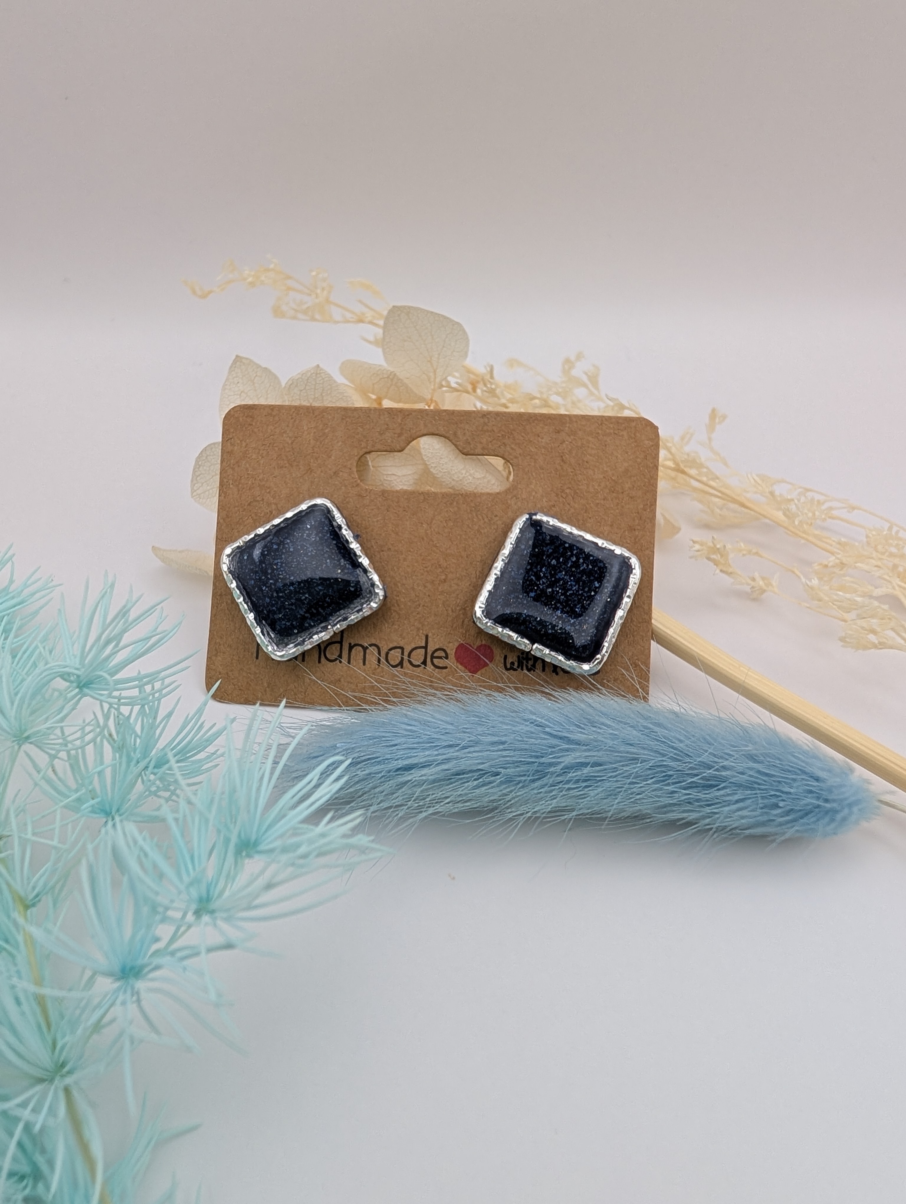 Ohrstecker Dark Blue