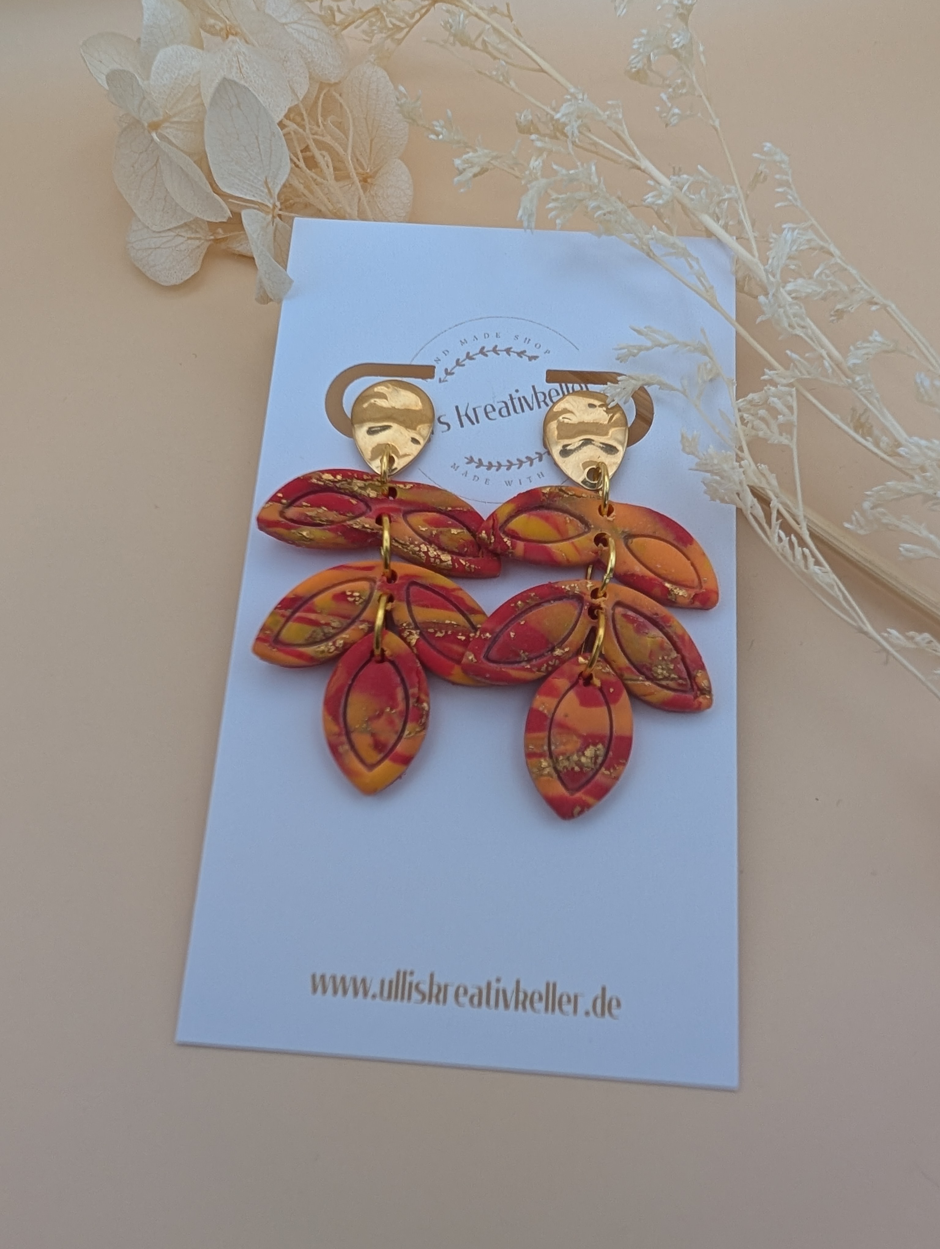 Ohrring Autumn Flower