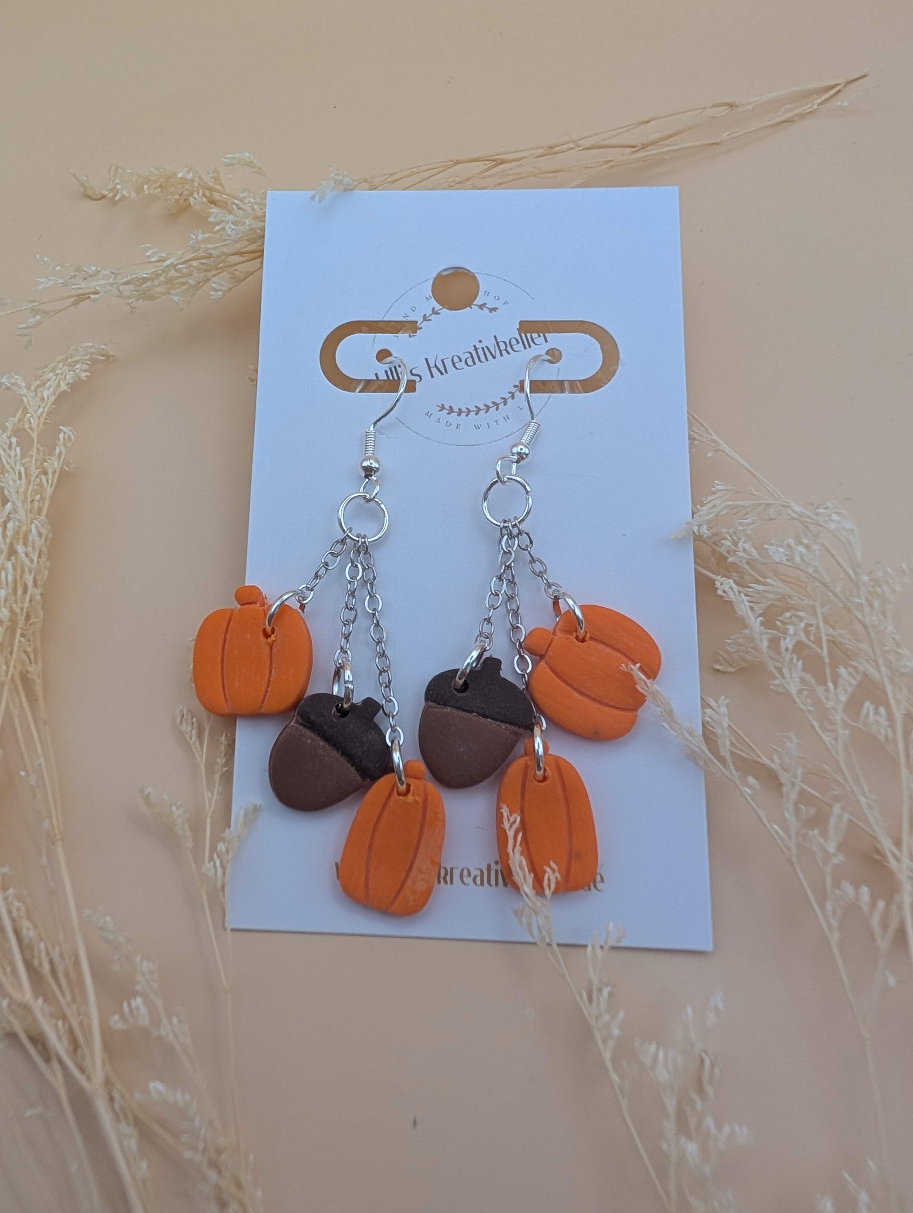 Ohrring falling Autumn