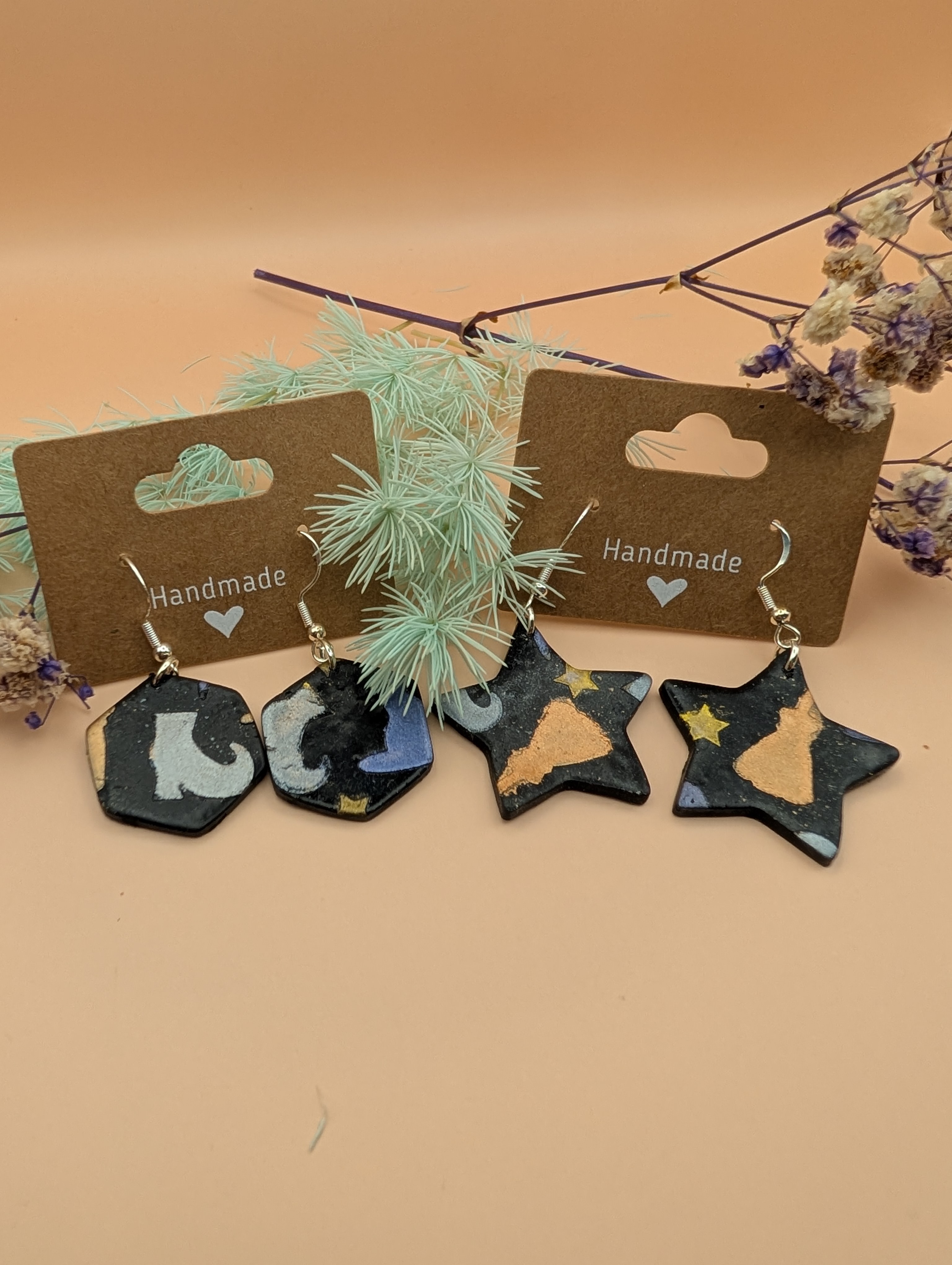 Ohrring "Halloween-Hexe"