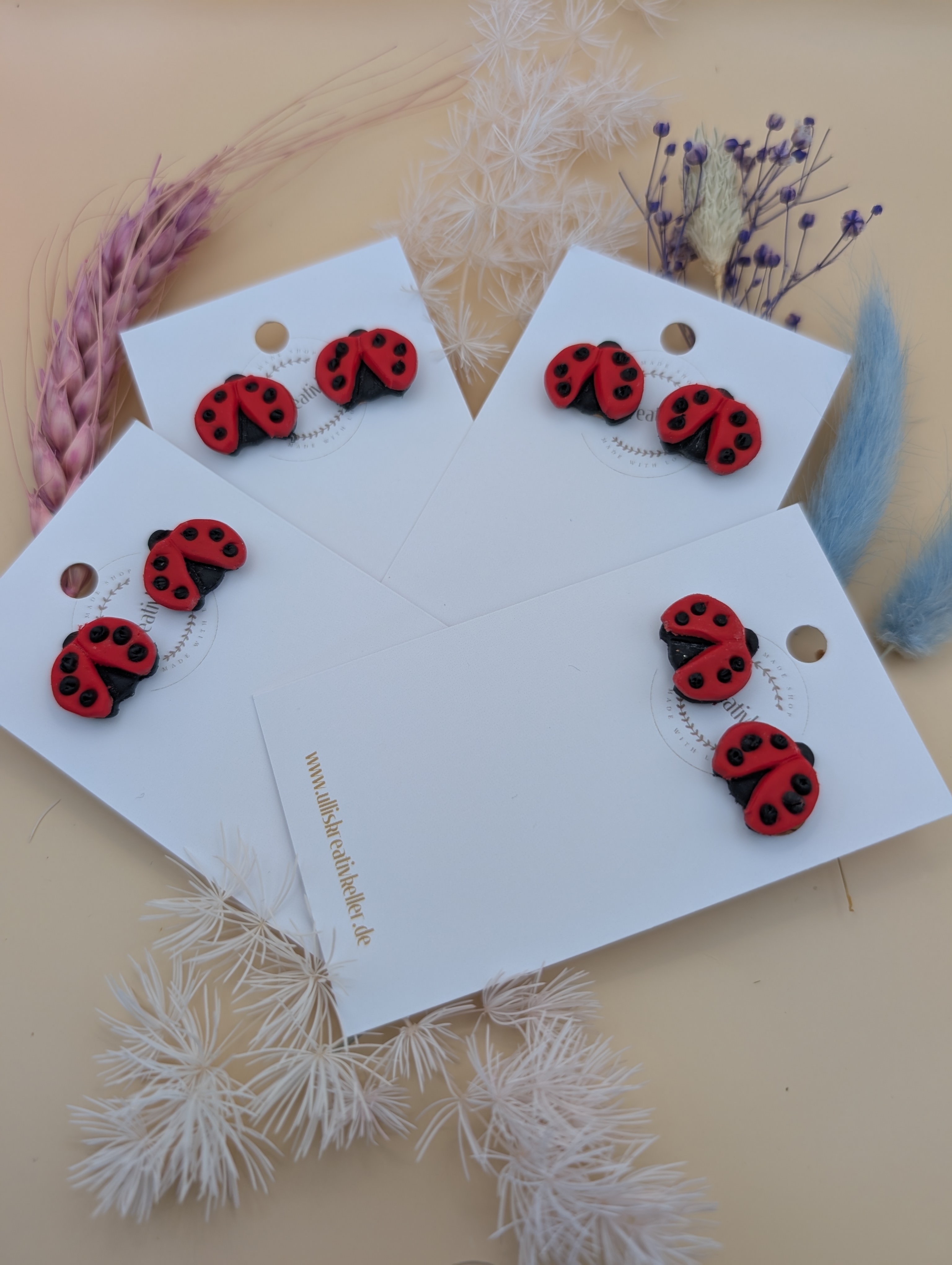 Ohrstecker Marienkäfer