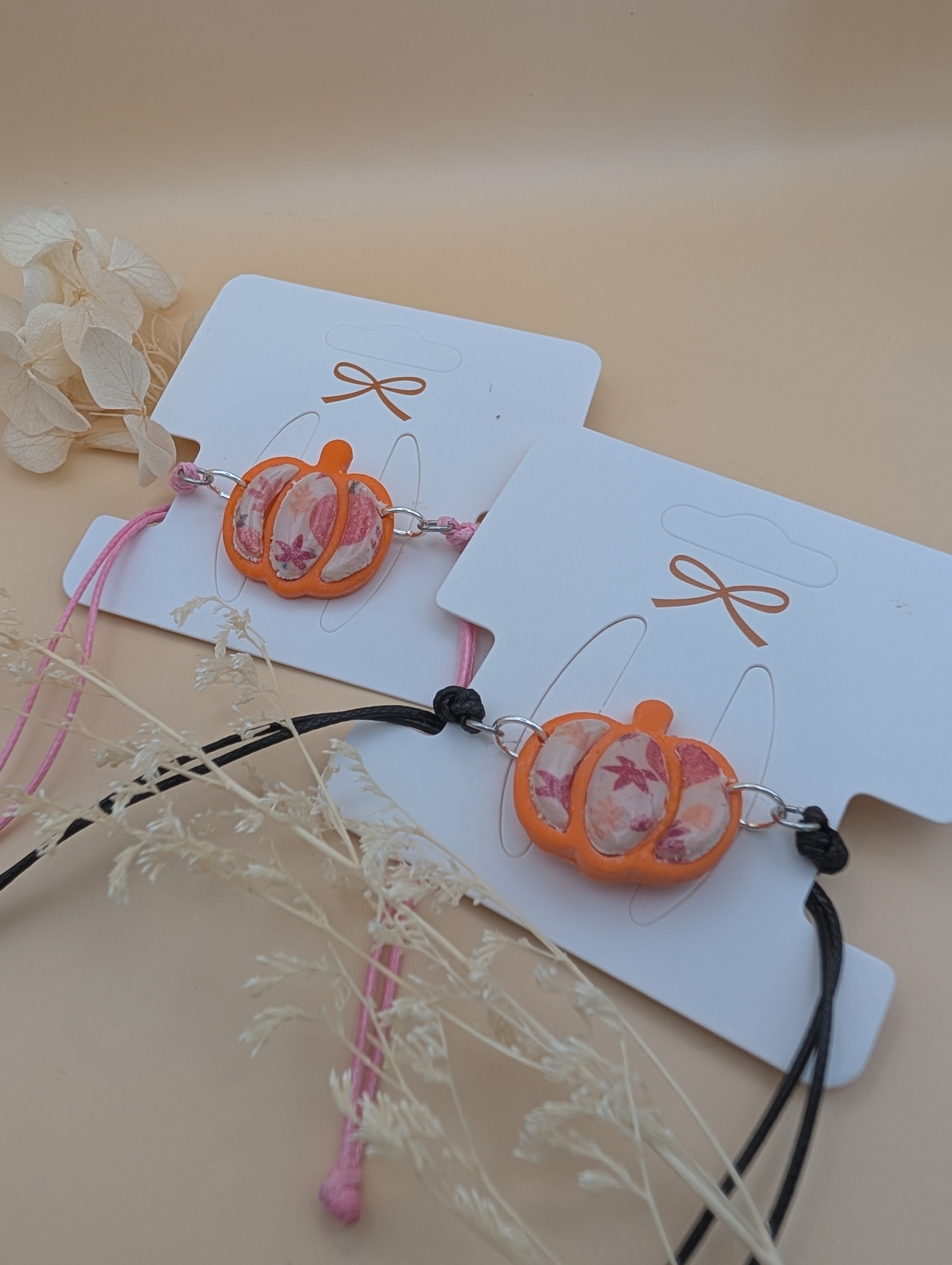 Armband Herbst-Kürbis