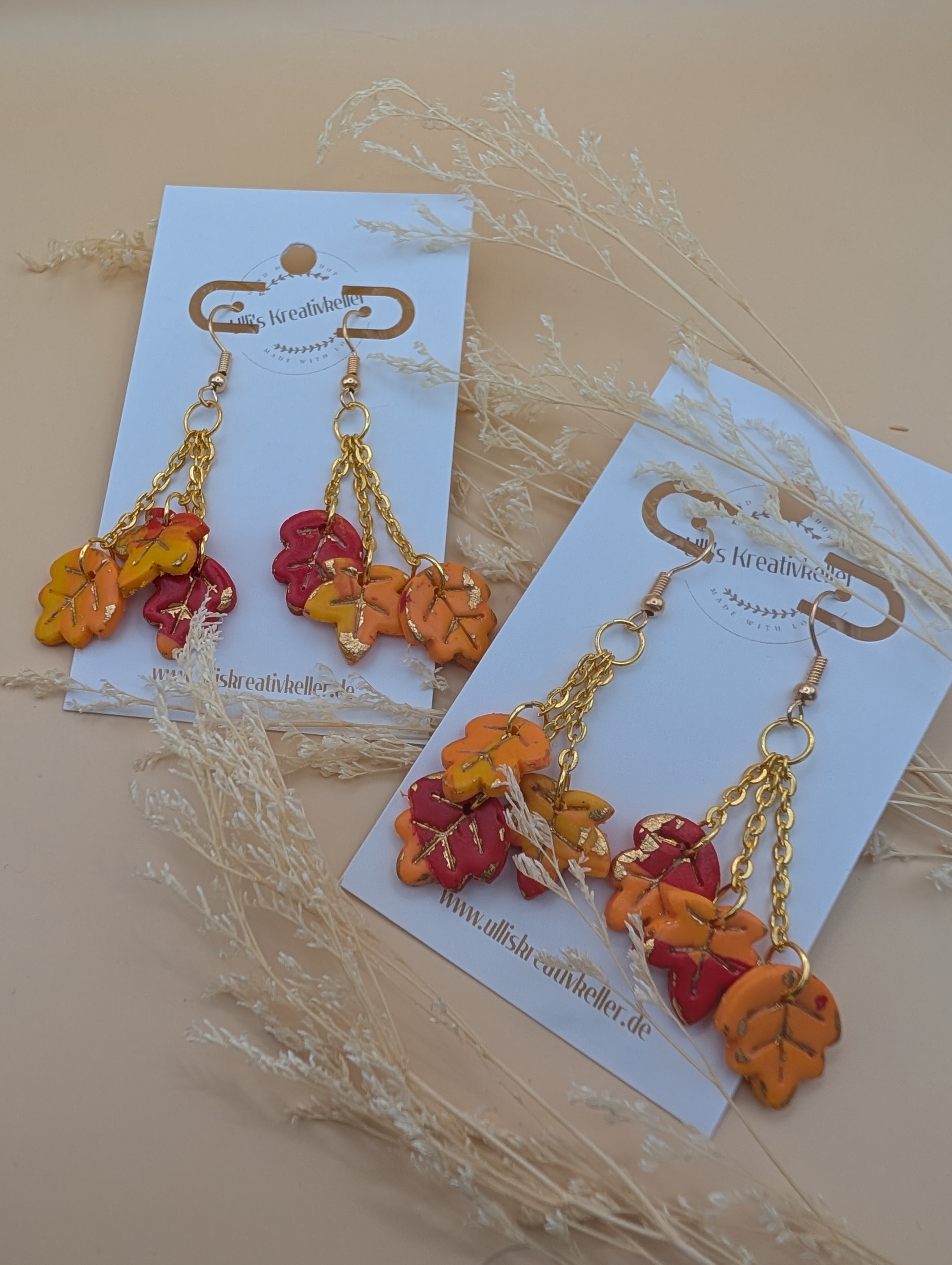 Ohrring falling Autumn