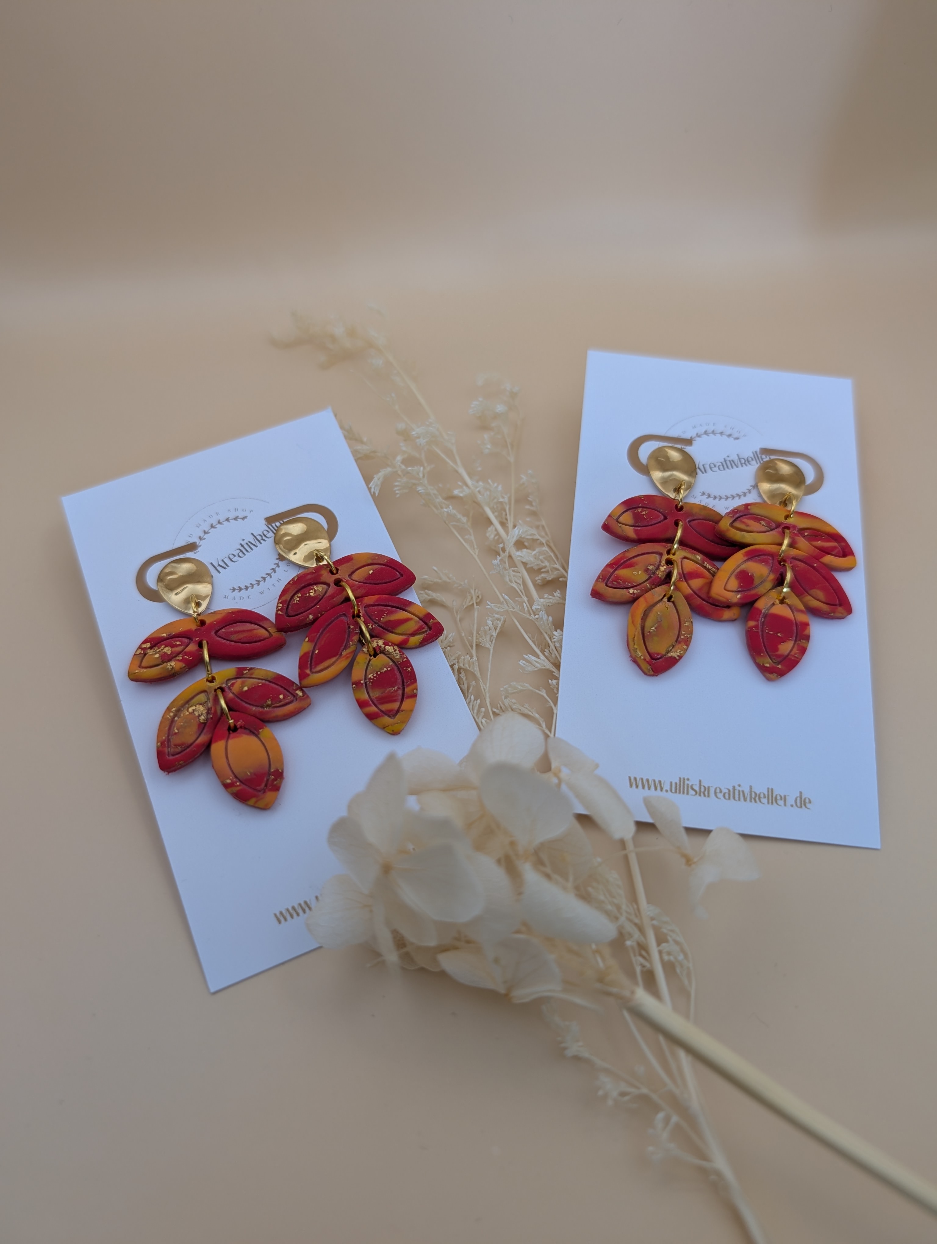 Ohrring Autumn Flower