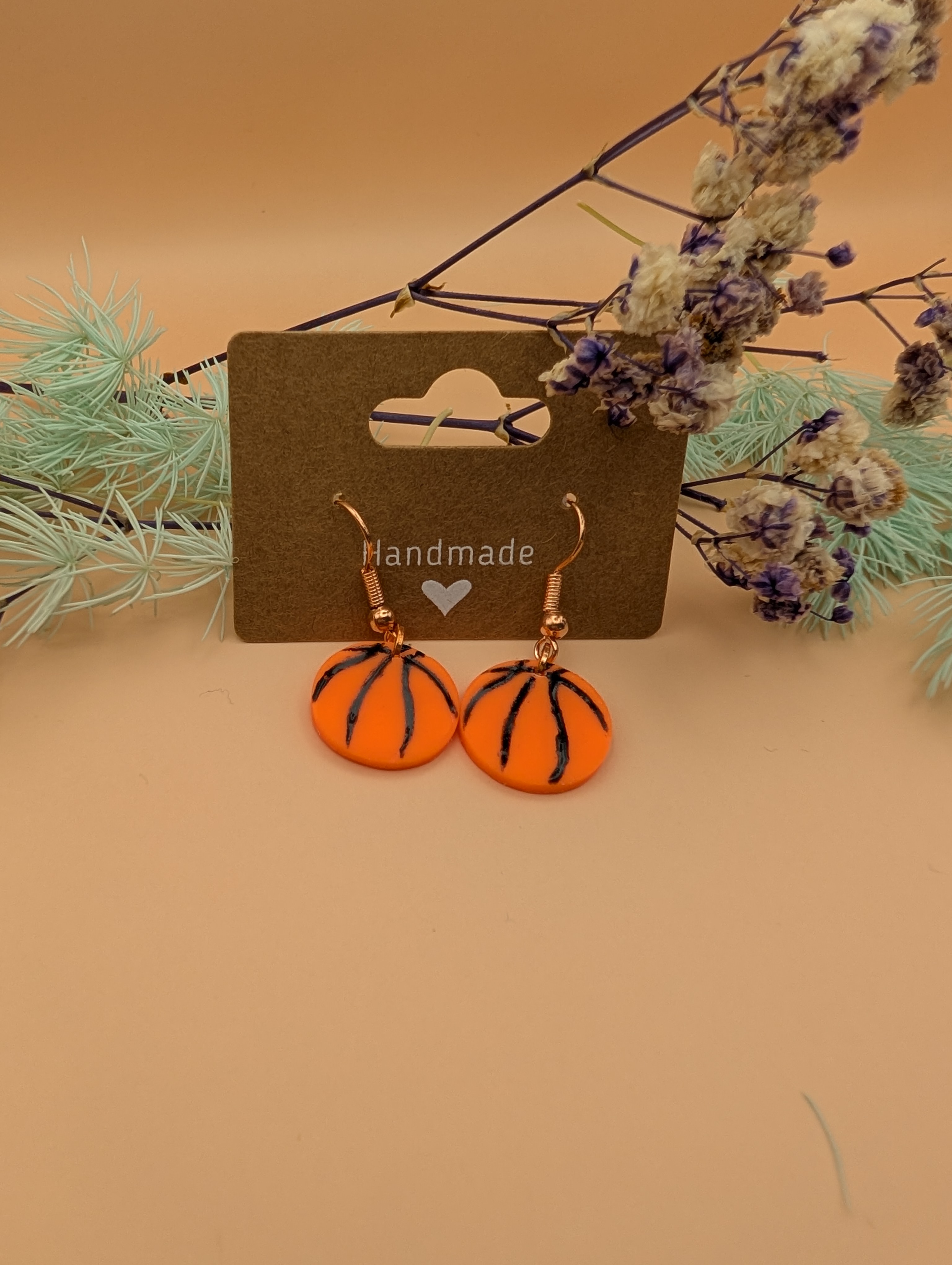 Handgemachte Sport-Ohrringe