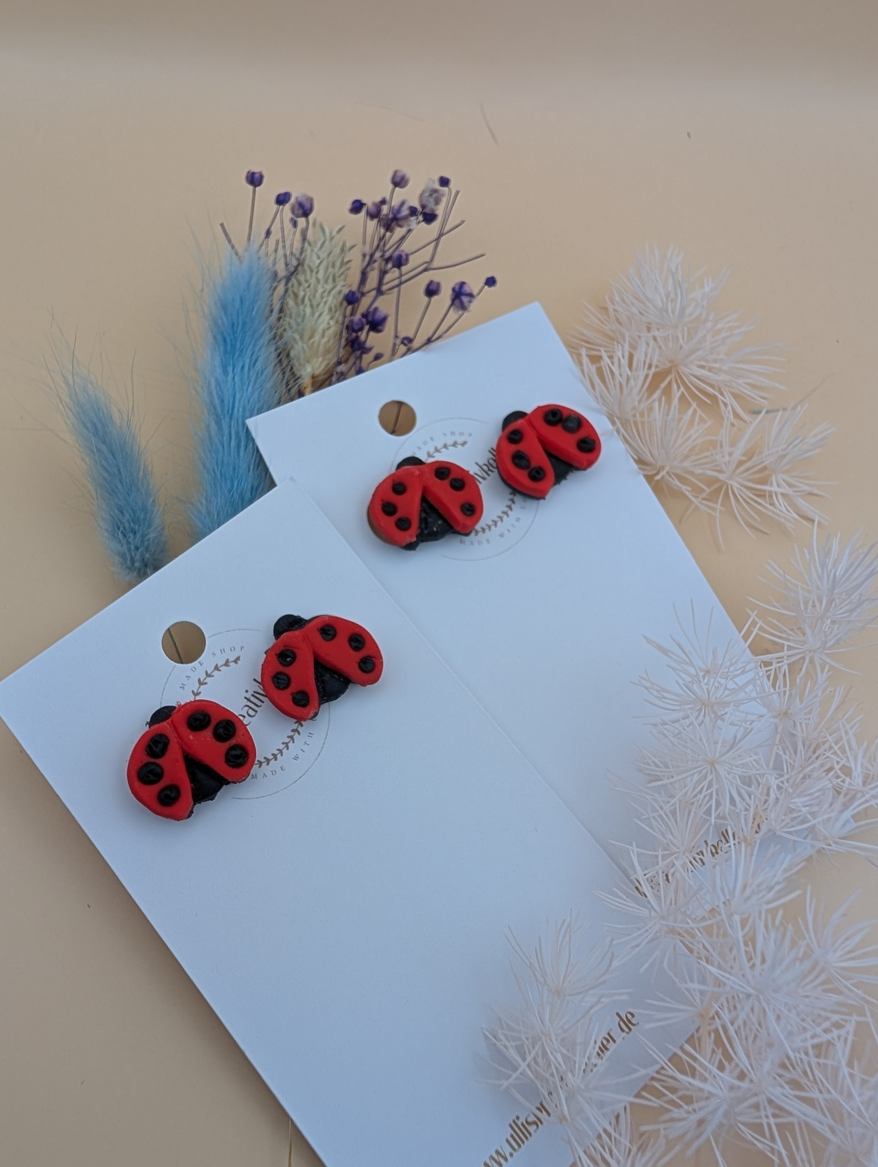 Ohrstecker Marienkäfer