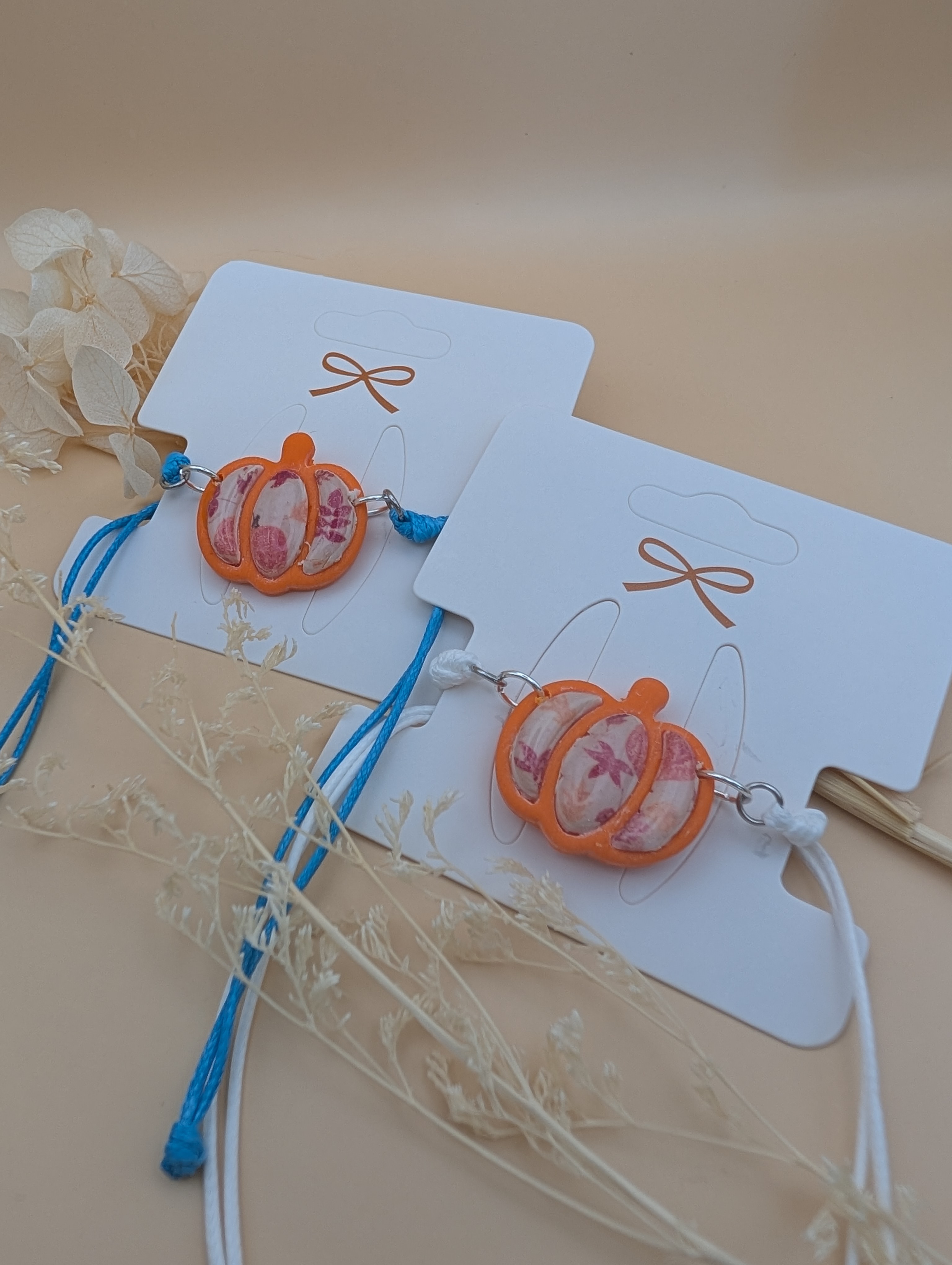 Armband Herbst-Kürbis