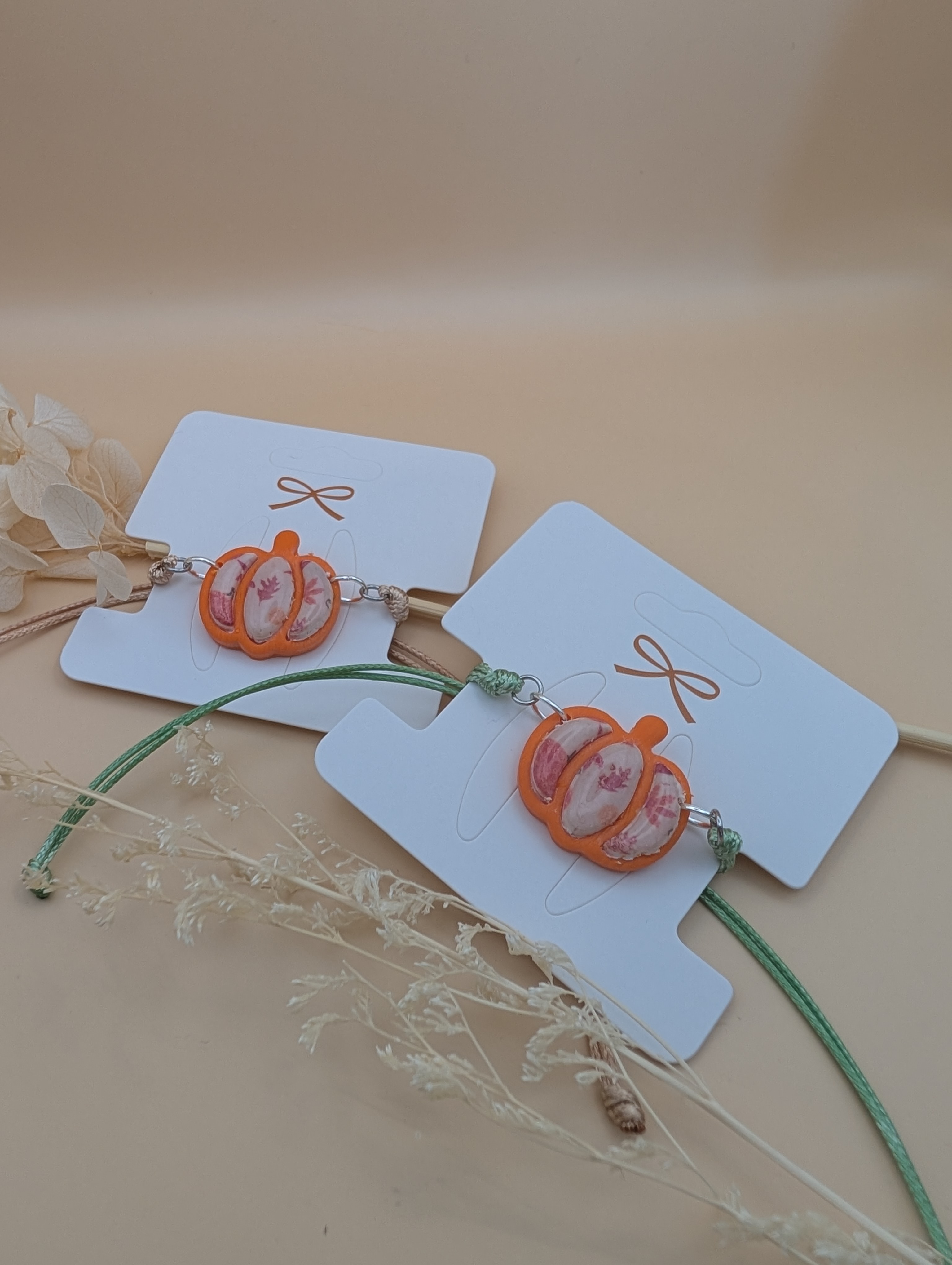 Armband Herbst-Kürbis