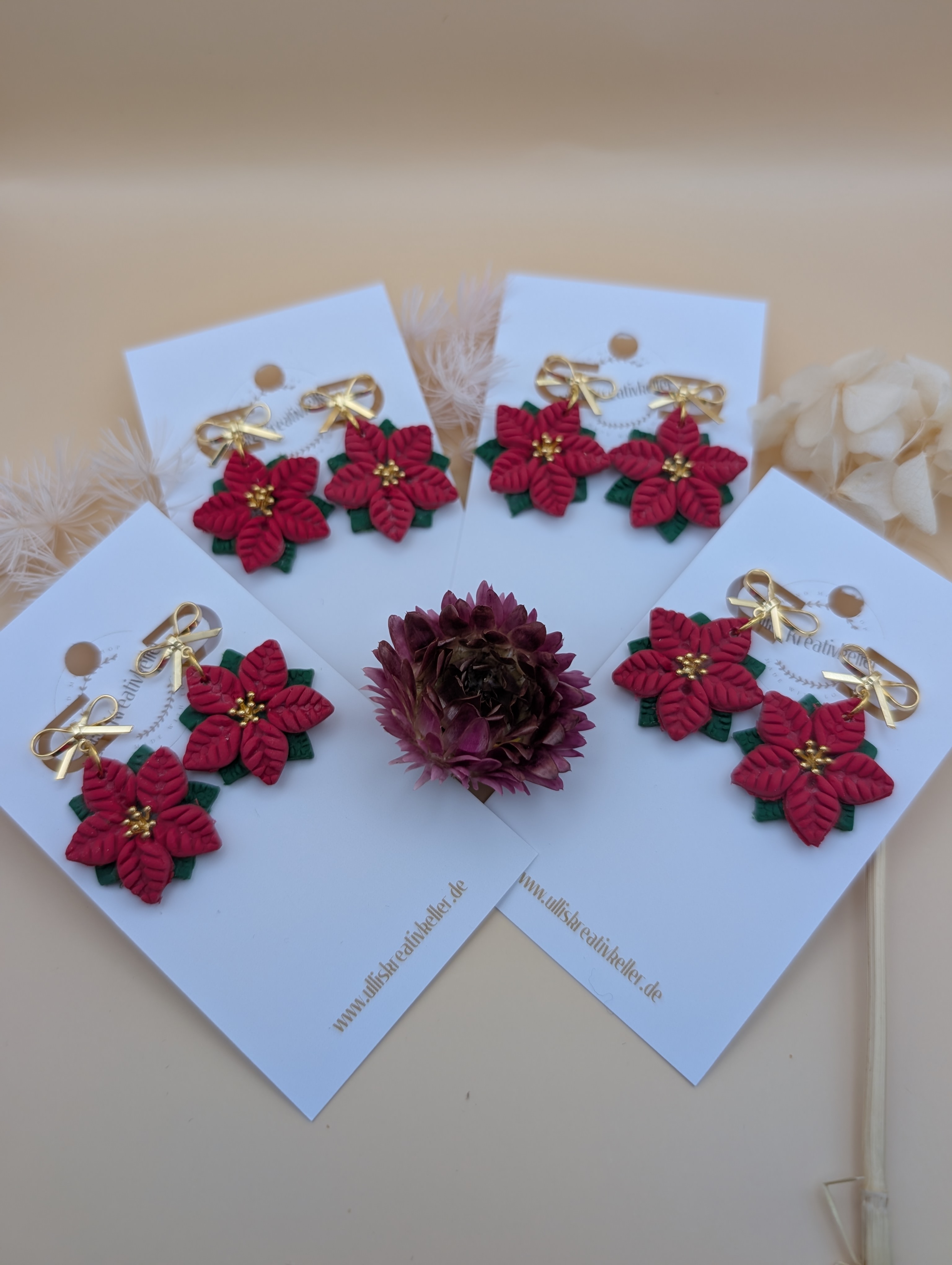 Ohrring Weihnachtsstern