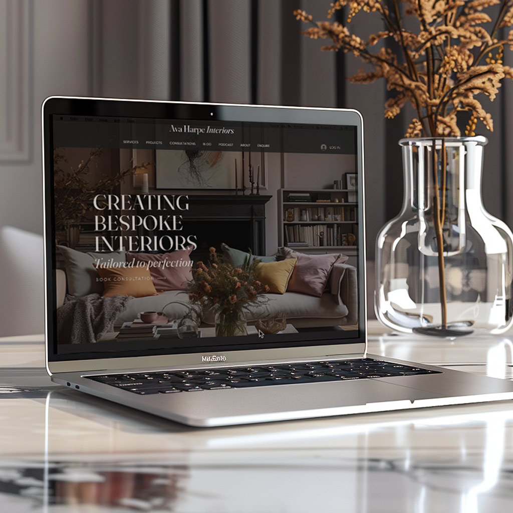 Ava . Wix Website Template for Creative Services