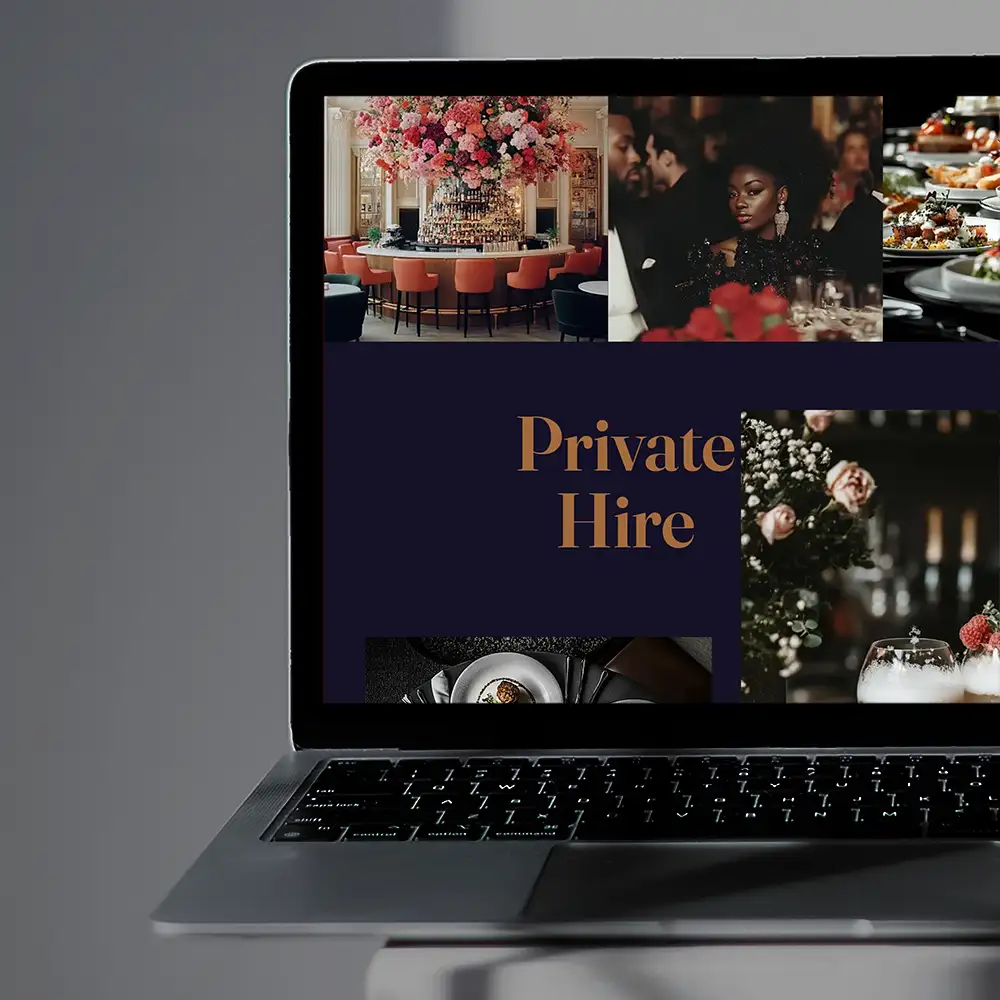 The Richmond . Wix Editor Template for Venues, Restaurants, Clubs, Cafes