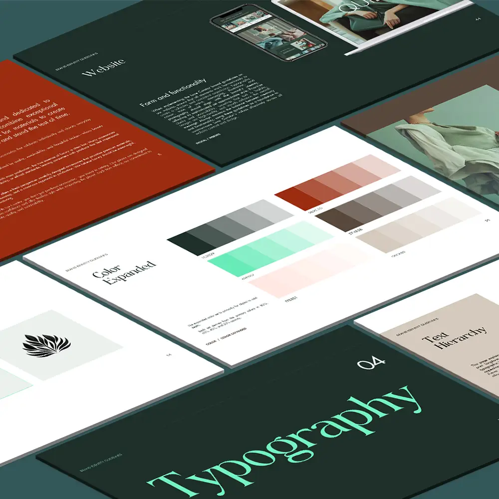 Lux Curator Luxury Brand Identity Guide . Canva Template