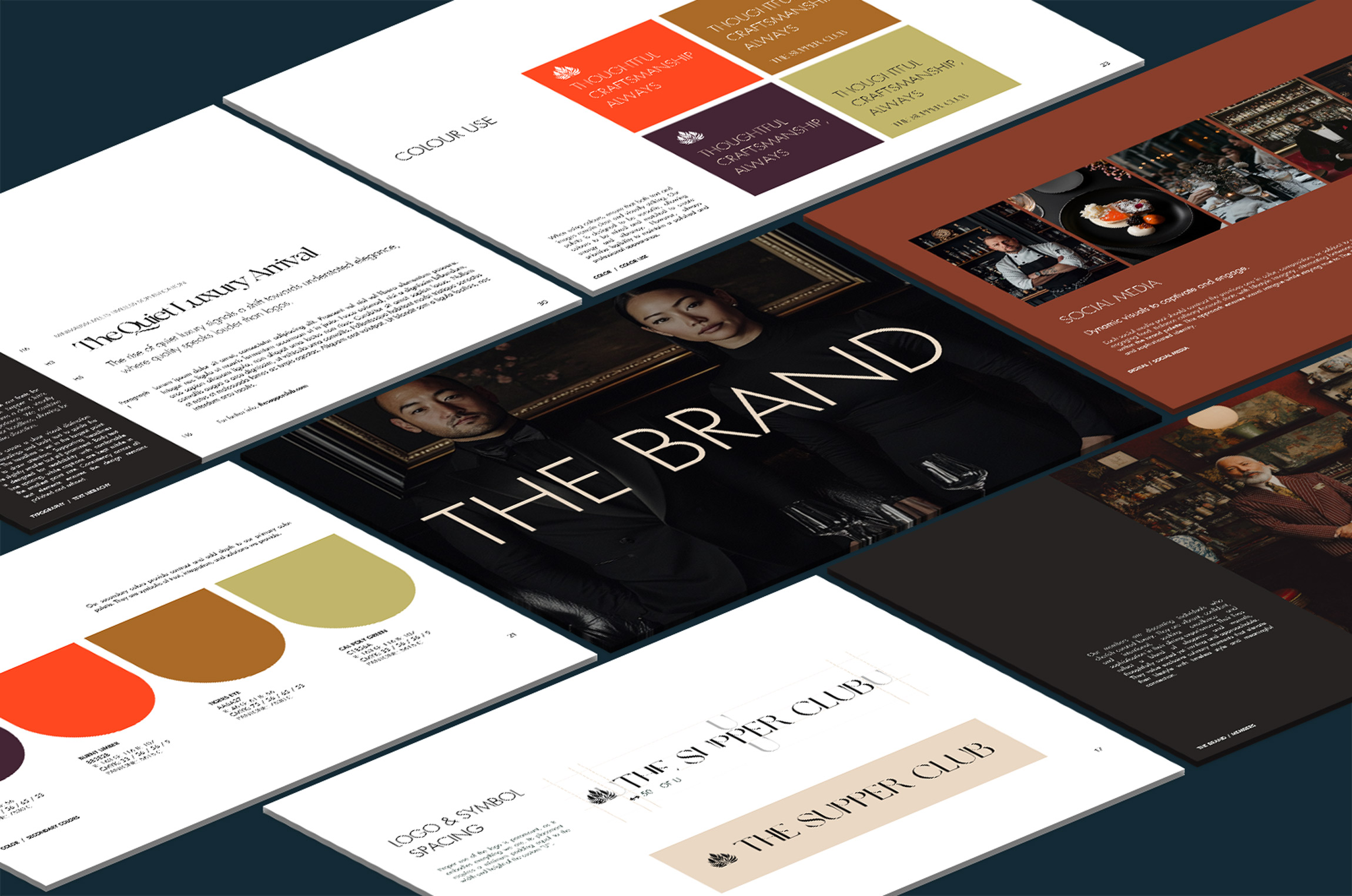 Supper Luxury Brand Identity Guidelines . Canva Template