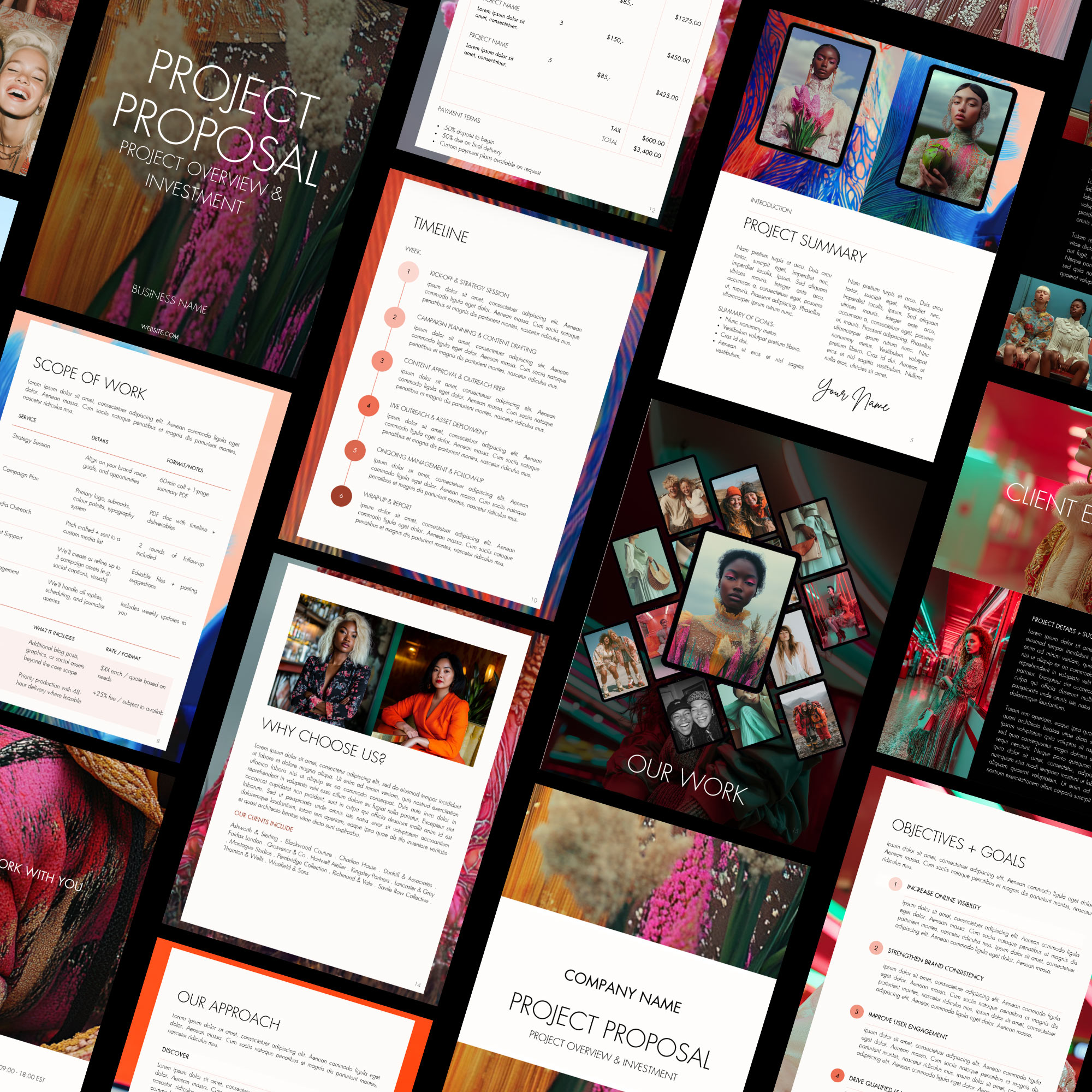 Project Proposal . Canva Template